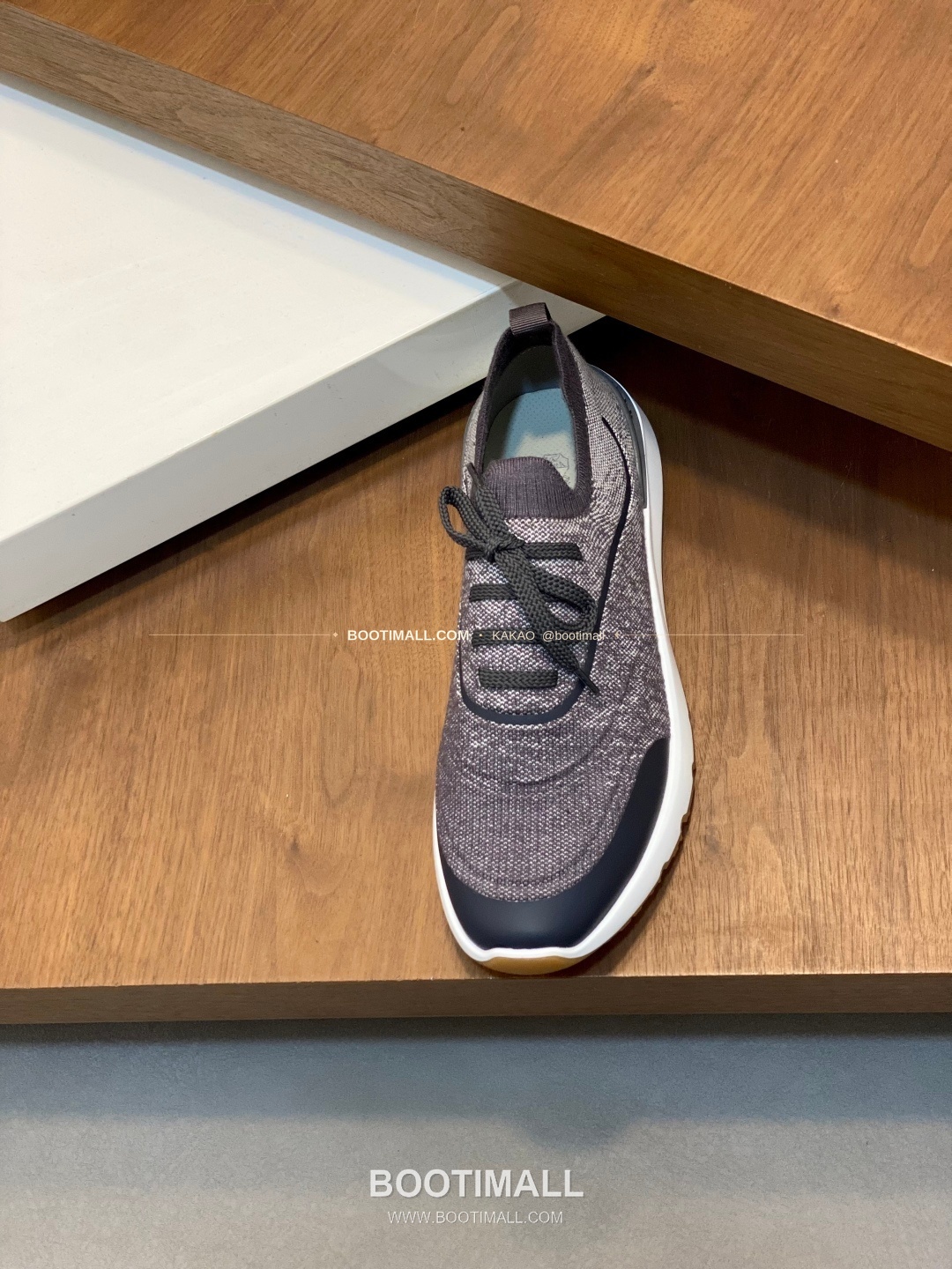 브루넬로쿠치넬리 스웨이드 플라이니트 믹스 로고 레이스업 스니커즈 Brunello Cucinelli Suede Flyknit Mix Logo Lace-Up Sneakers 6