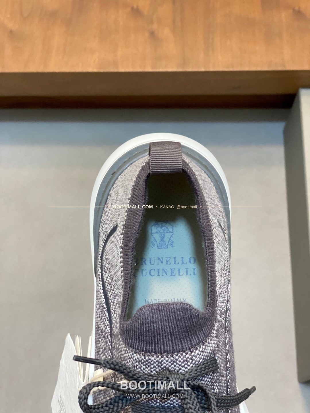 브루넬로쿠치넬리 스웨이드 플라이니트 믹스 로고 레이스업 스니커즈 Brunello Cucinelli Suede Flyknit Mix Logo Lace-Up Sneakers 7