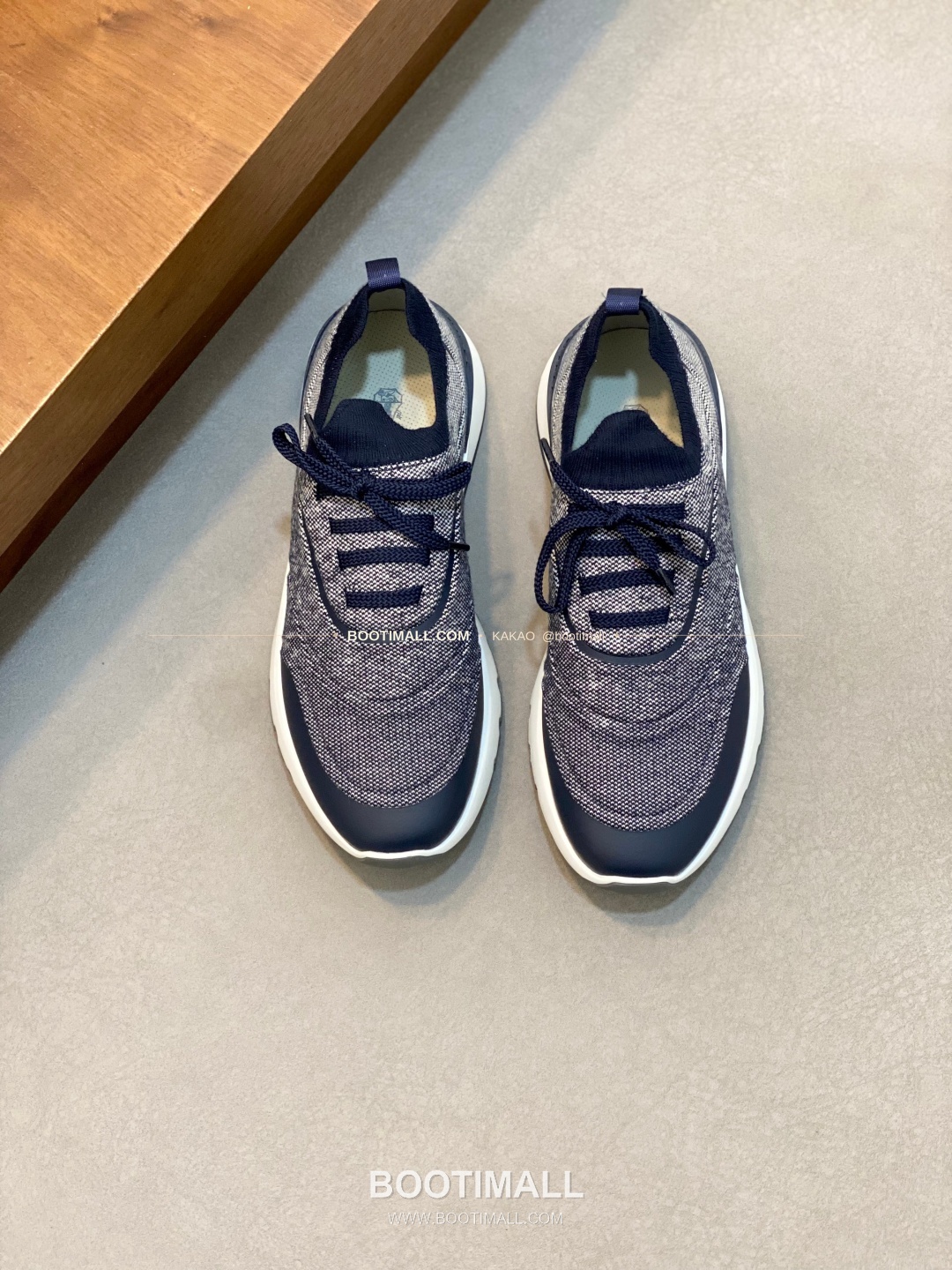 브루넬로쿠치넬리 스웨이드 플라이니트 믹스 슬립온 로퍼 Brunello Cucinelli Suede Flyknit Mix Slip-On Loafers 1