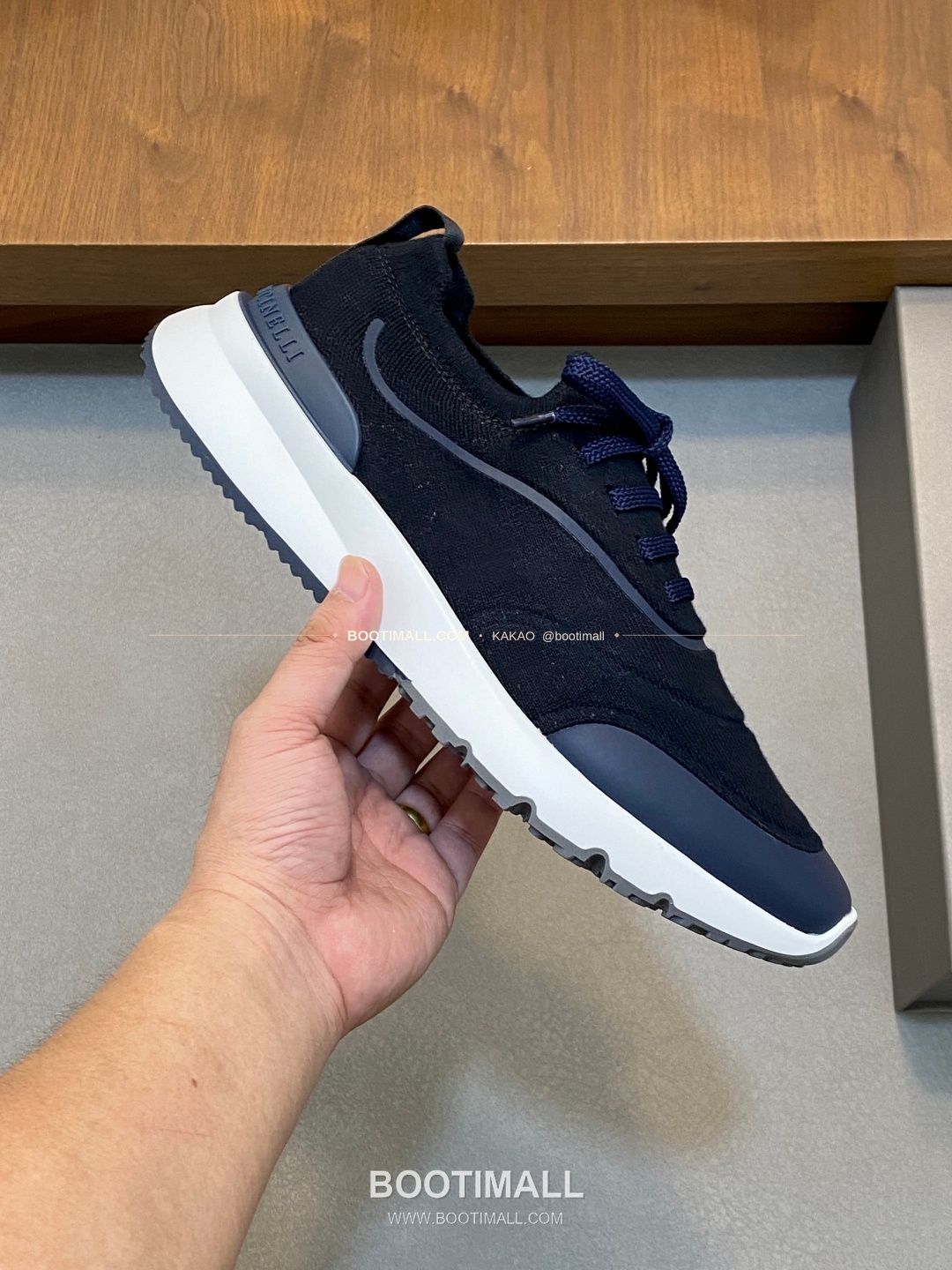 브루넬로쿠치넬리 스웨이드 플라이니트 믹스 슬립온 로퍼 Brunello Cucinelli Suede Flyknit Mix Slip-On Loafers 4