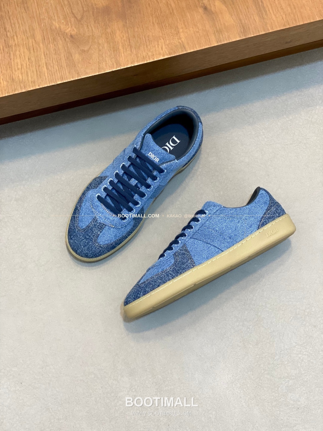 디올 D-스케치 테크 메쉬 로고 레이스업 스니커즈 블루 Dior D-Sketch Tech Mesh Logo Lace-Up Sneakers 5