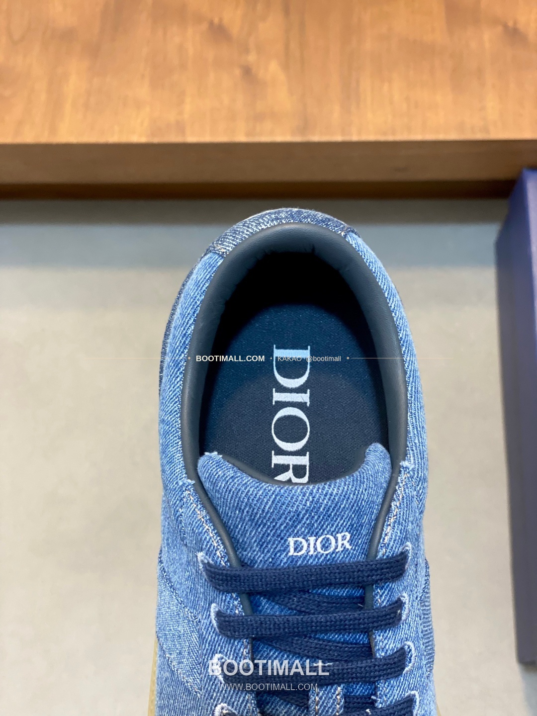 디올 D-스케치 테크 메쉬 로고 레이스업 스니커즈 블루 Dior D-Sketch Tech Mesh Logo Lace-Up Sneakers 7