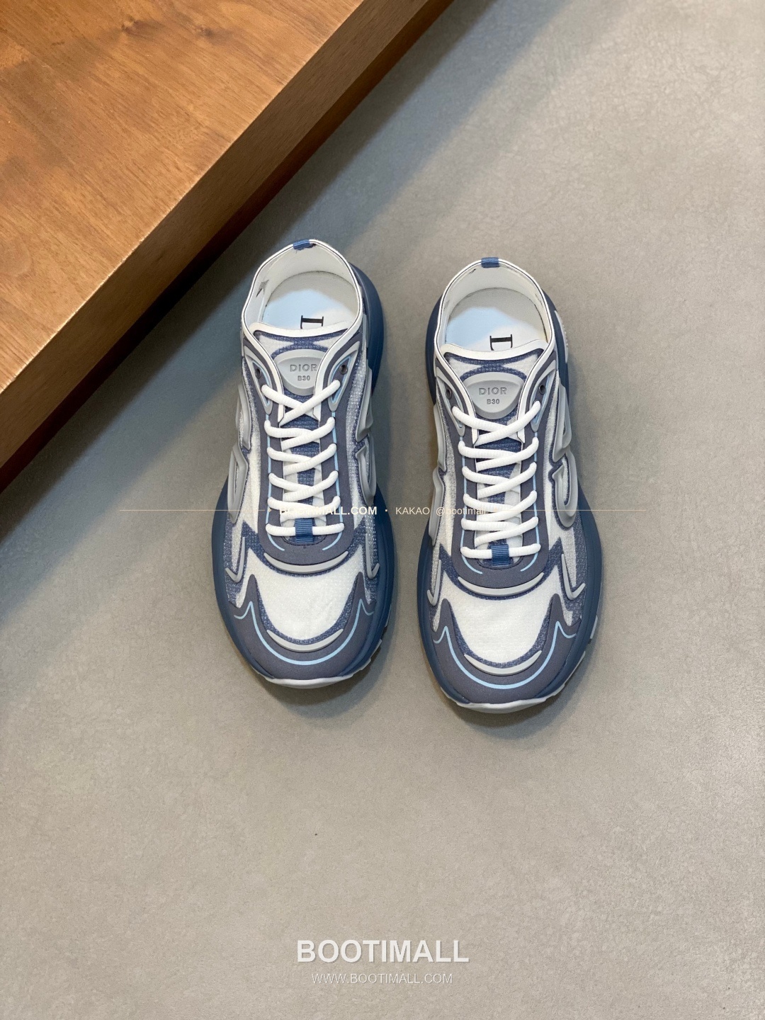 디올 B30 카운트다운 테크 메쉬 로고 레이스업 스니커즈 그레이 Dior B30 Countdown Tech Mesh Logo Lace-Up Sneakers 1