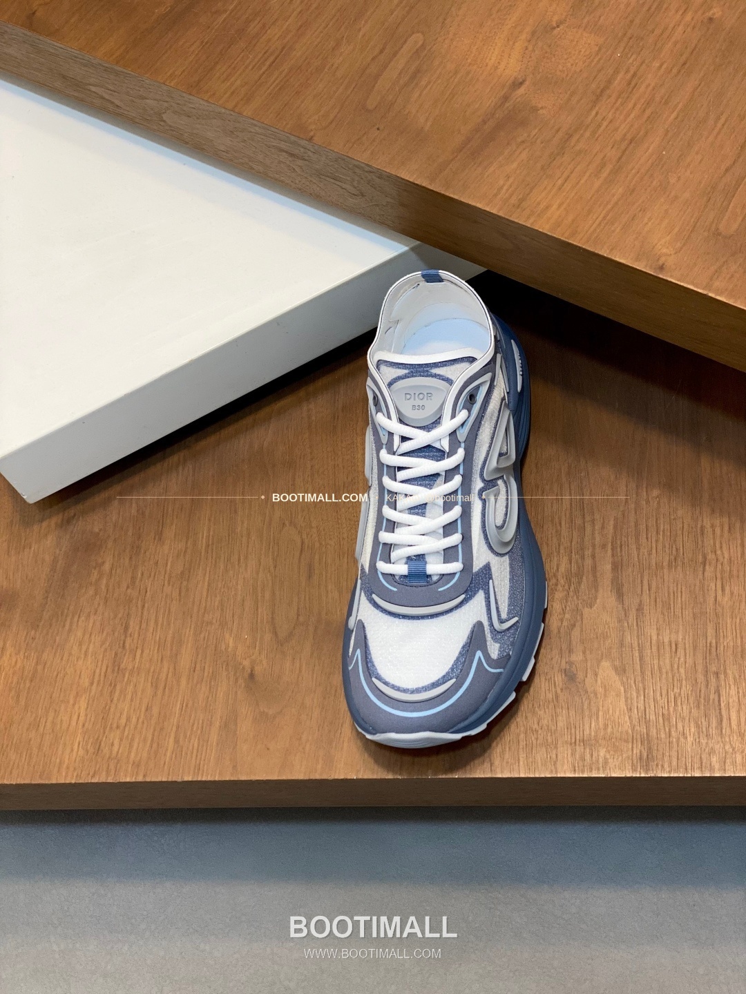 디올 B30 카운트다운 테크 메쉬 로고 레이스업 스니커즈 그레이 Dior B30 Countdown Tech Mesh Logo Lace-Up Sneakers 6