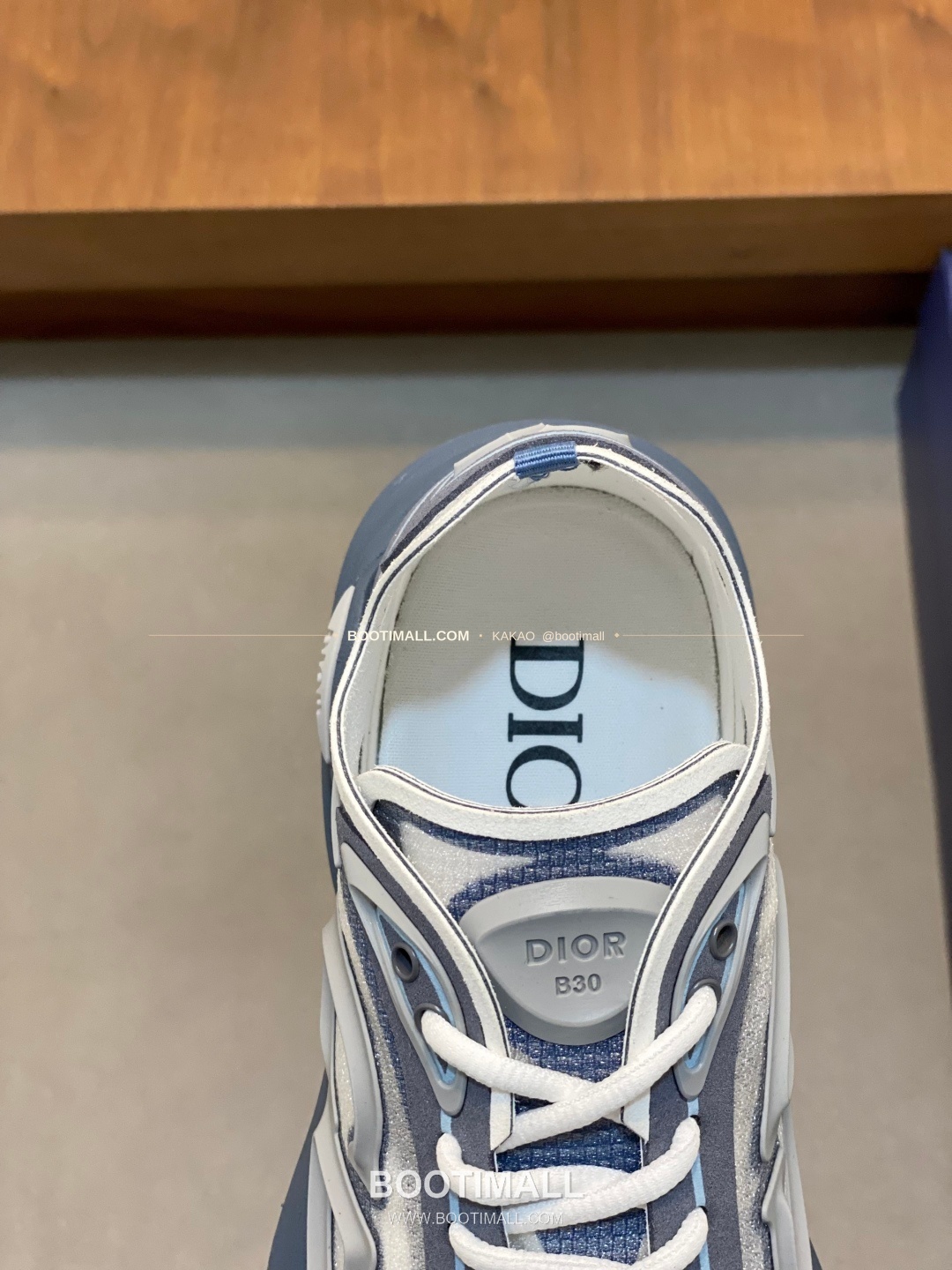 디올 B30 카운트다운 테크 메쉬 로고 레이스업 스니커즈 그레이 Dior B30 Countdown Tech Mesh Logo Lace-Up Sneakers 7