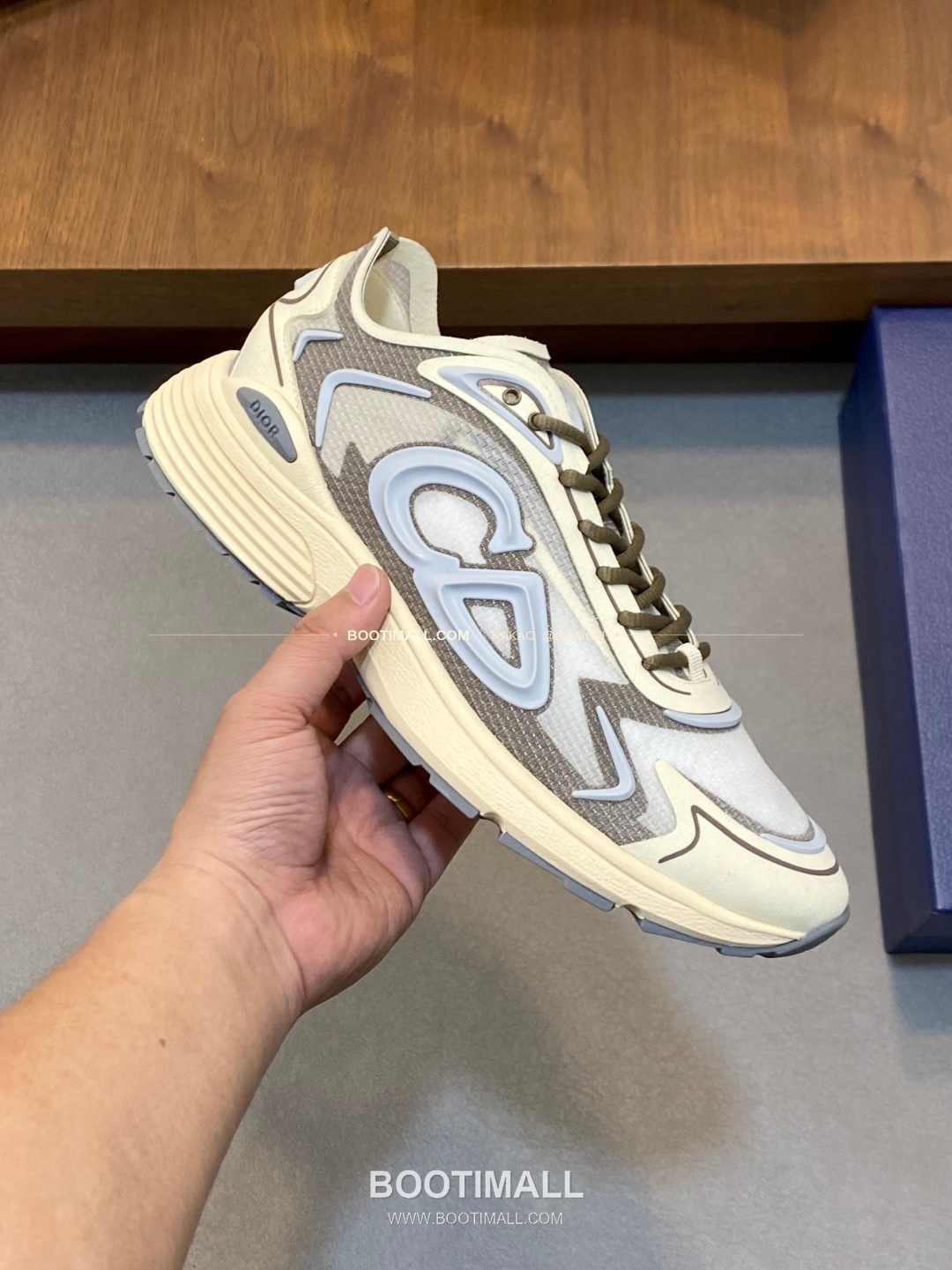 디올 B30 카운트다운 테크 메쉬 로고 레이스업 스니커즈 Dior B30 Countdown Tech Mesh Logo Lace-Up Sneakers 4