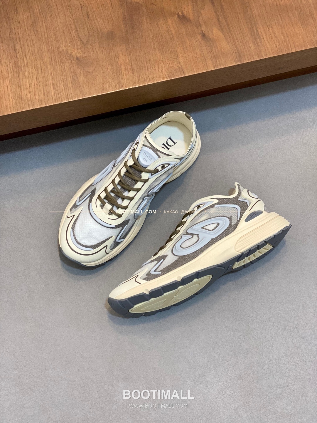 디올 B30 카운트다운 테크 메쉬 로고 레이스업 스니커즈 Dior B30 Countdown Tech Mesh Logo Lace-Up Sneakers 5