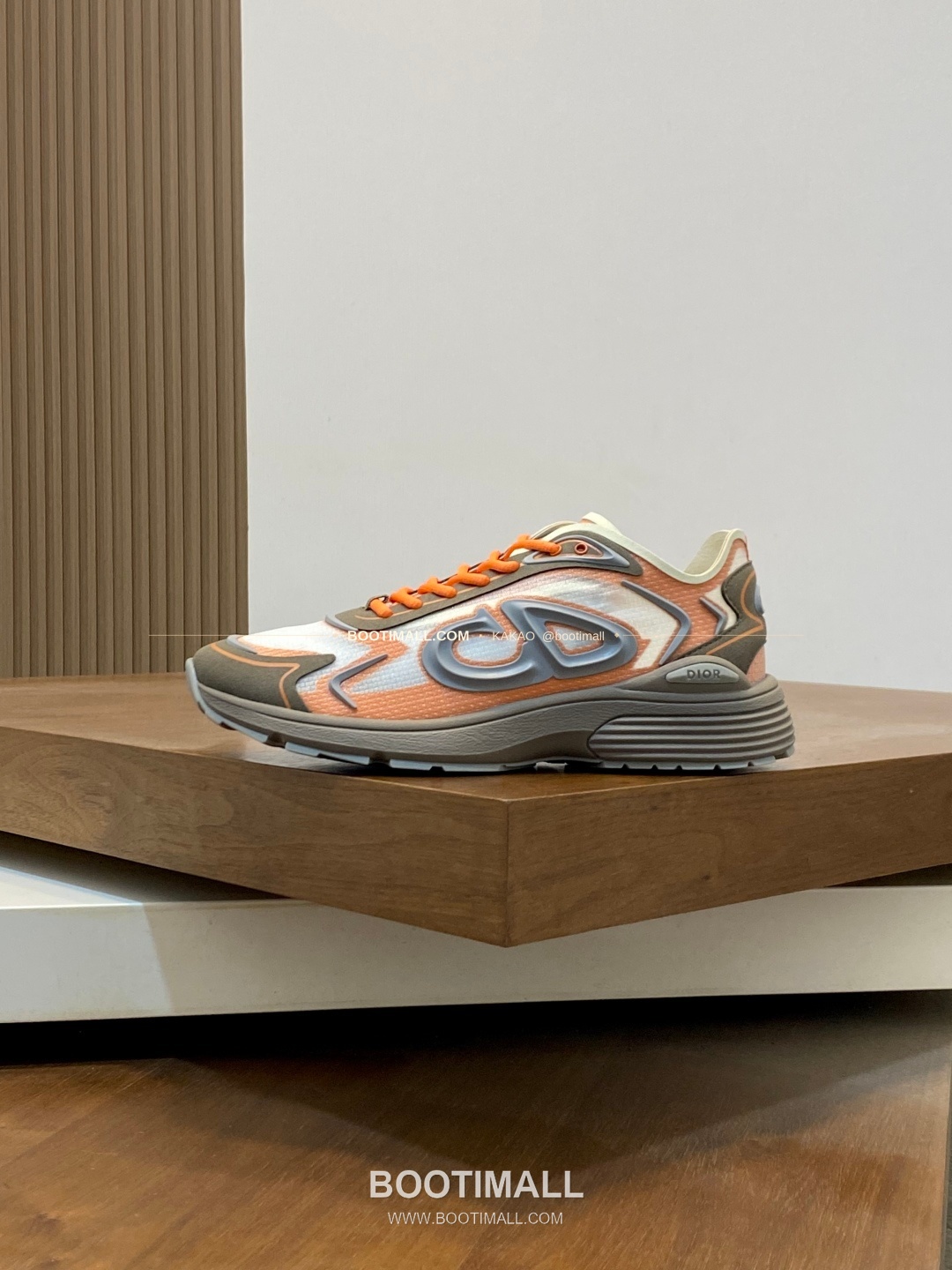 디올 B30 카운트다운 테크 메쉬 로고 레이스업 스니커즈 오렌지 Dior B30 Countdown Tech Mesh Logo Lace-Up Sneakers 2