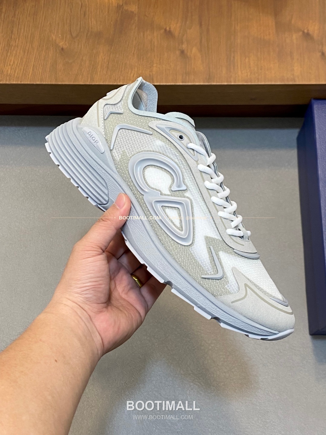 디올 B30 카운트다운 테크 메쉬 로고 레이스업 스니커즈 Dior B30 Countdown Tech Mesh Logo Lace-Up Sneakers 4