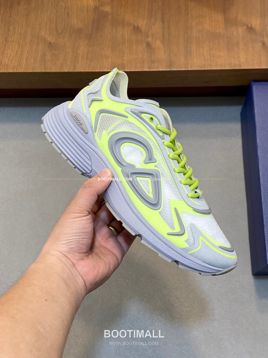 디올 B30 카운트다운 테크 메쉬 로고 레이스업 스니커즈 Dior B30 Countdown Tech Mesh Logo Lace-Up Sneakers 4