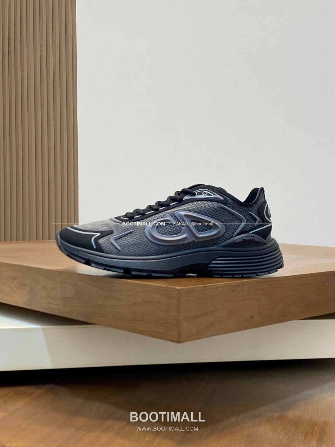 디올 B30 카운트다운 테크 메쉬 로고 레이스업 스니커즈 블랙 Dior B30 Countdown Tech Mesh Logo Lace-Up Sneakers 2