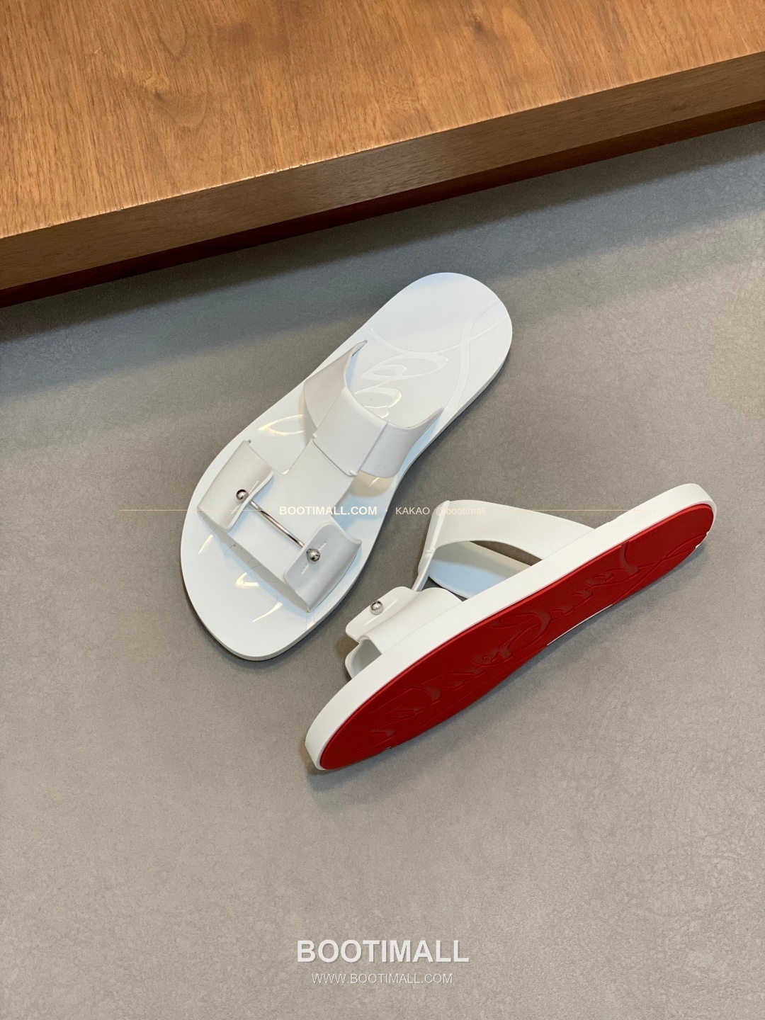 크리스찬루부탱 스트랩 로고 샌들 화이트 Christian Louboutin Strap Logo Sandals 6