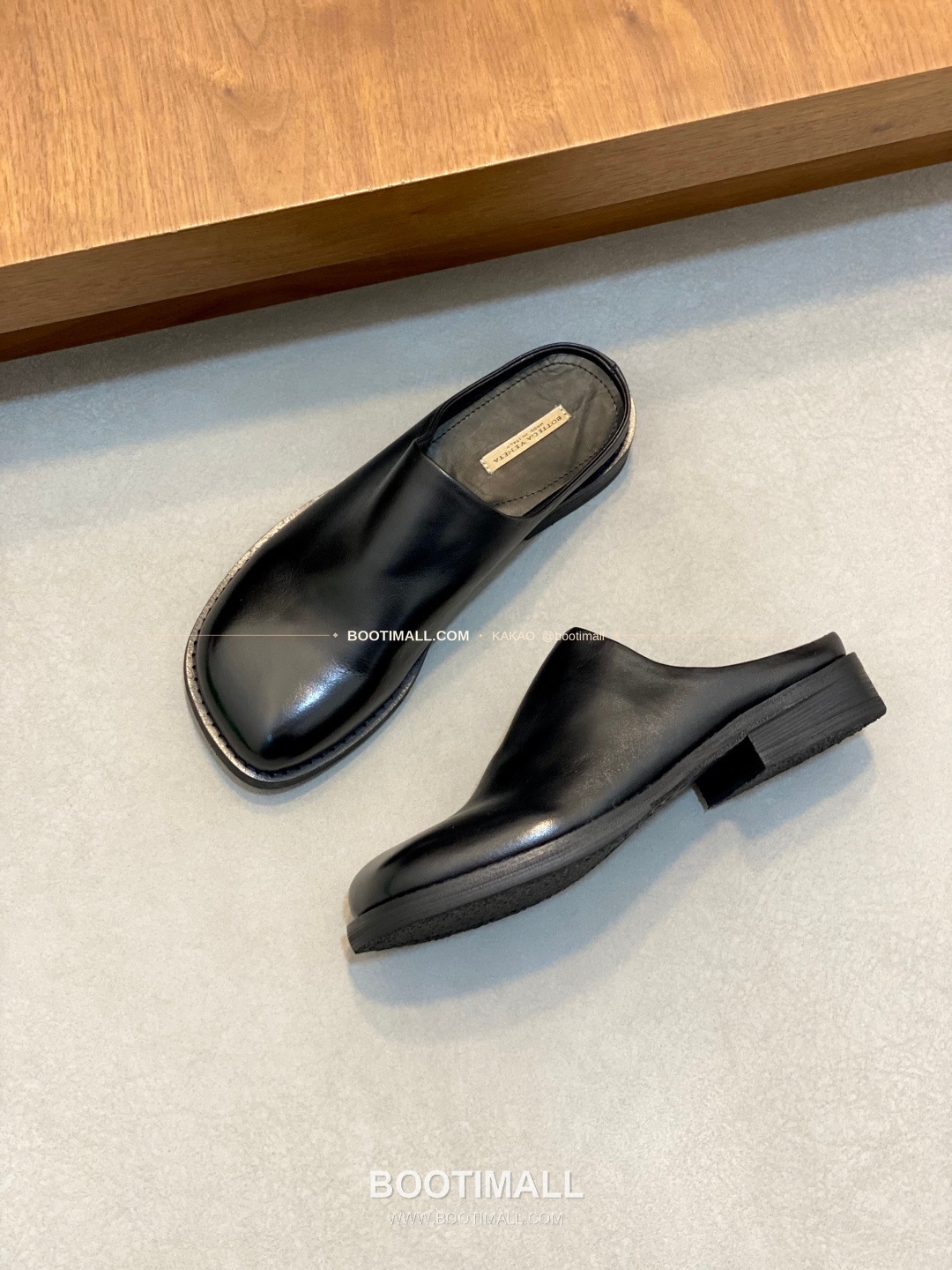 보테가베네타 인트레치아토 가죽 슬립온 샌들 블랙 Bottega Veneta Intrecciato Leather Slip-On Sandals 5