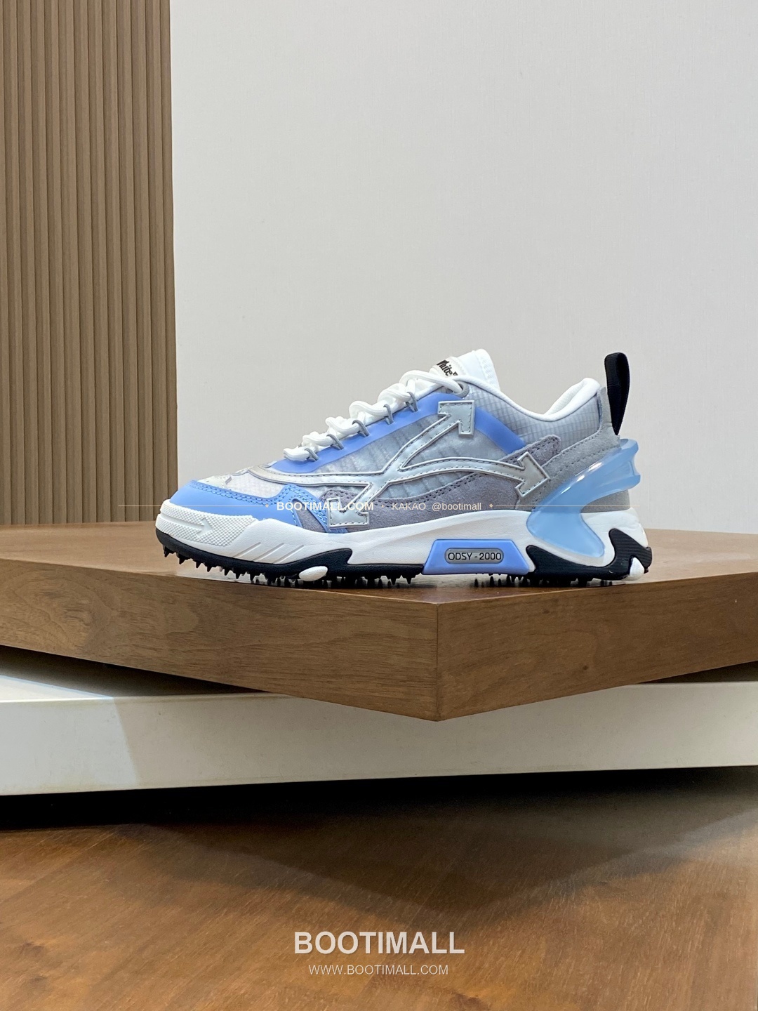 오프화이트 버질 아블로 레더 메쉬 로고 레이스업 스니커즈 Off-White C/O Virgil Abloh Leather Mesh Logo Lace-Up Sneakers 2