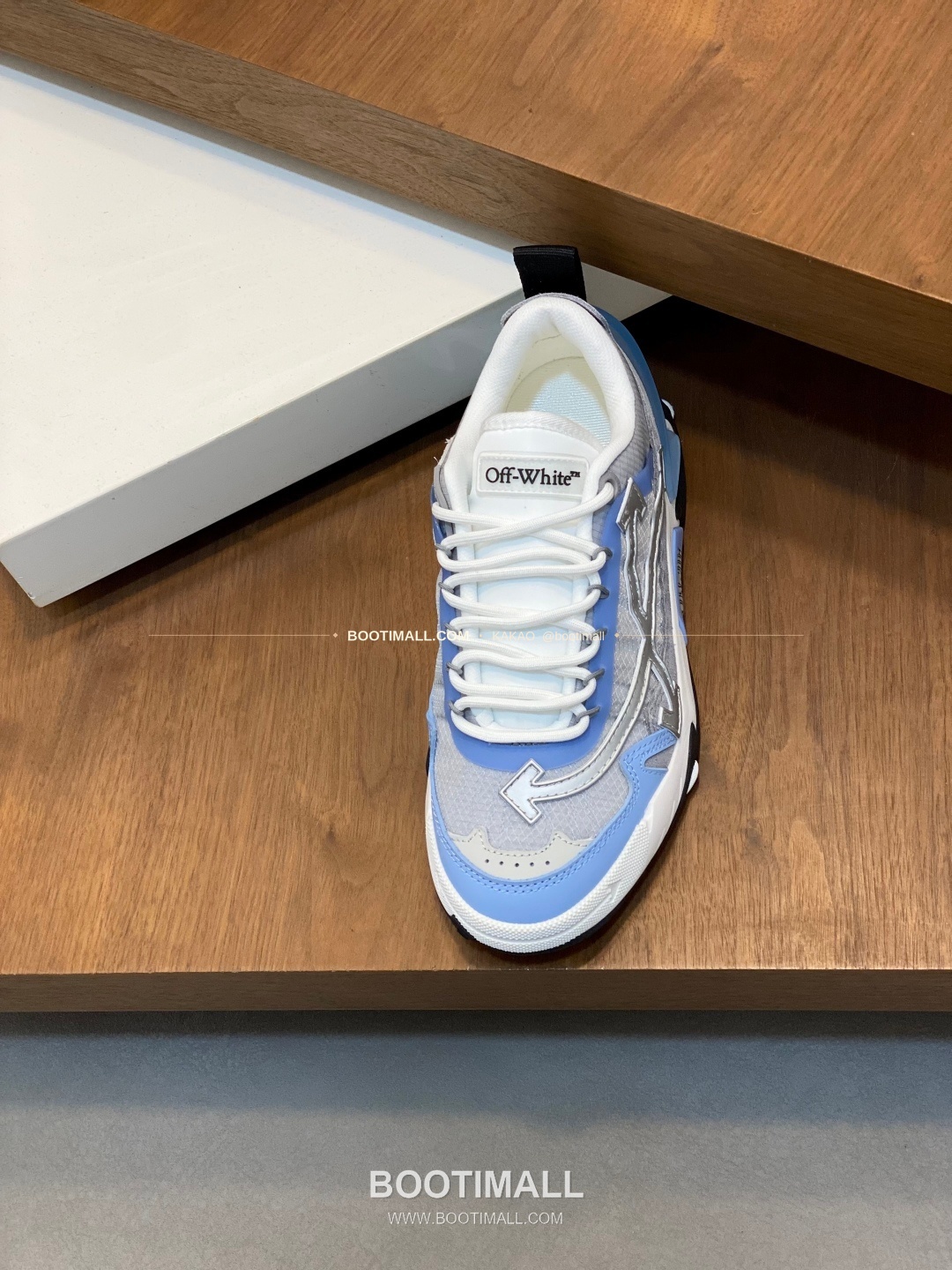 오프화이트 버질 아블로 레더 메쉬 로고 레이스업 스니커즈 Off-White C/O Virgil Abloh Leather Mesh Logo Lace-Up Sneakers 6