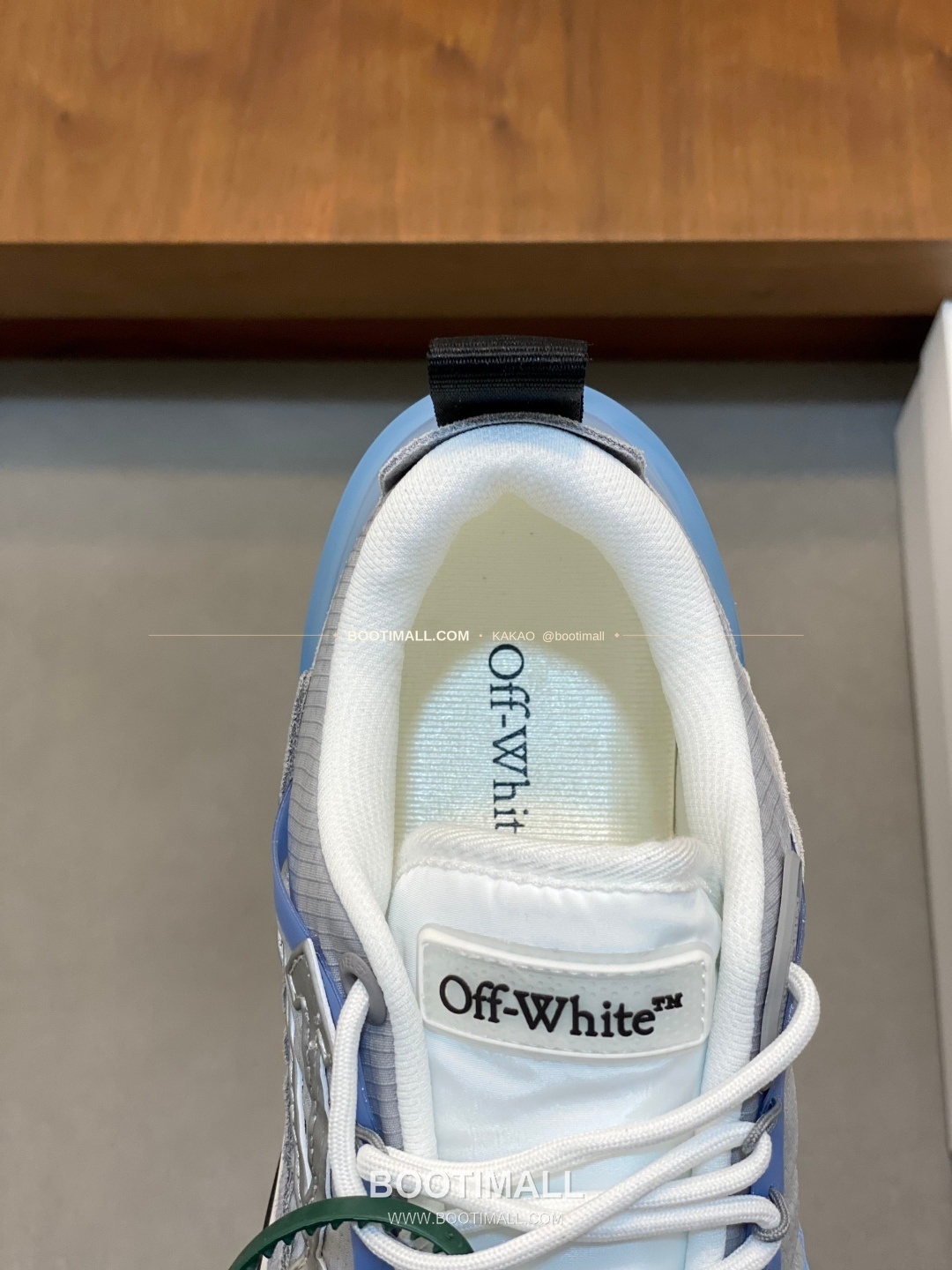 오프화이트 버질 아블로 레더 메쉬 로고 레이스업 스니커즈 Off-White C/O Virgil Abloh Leather Mesh Logo Lace-Up Sneakers 7