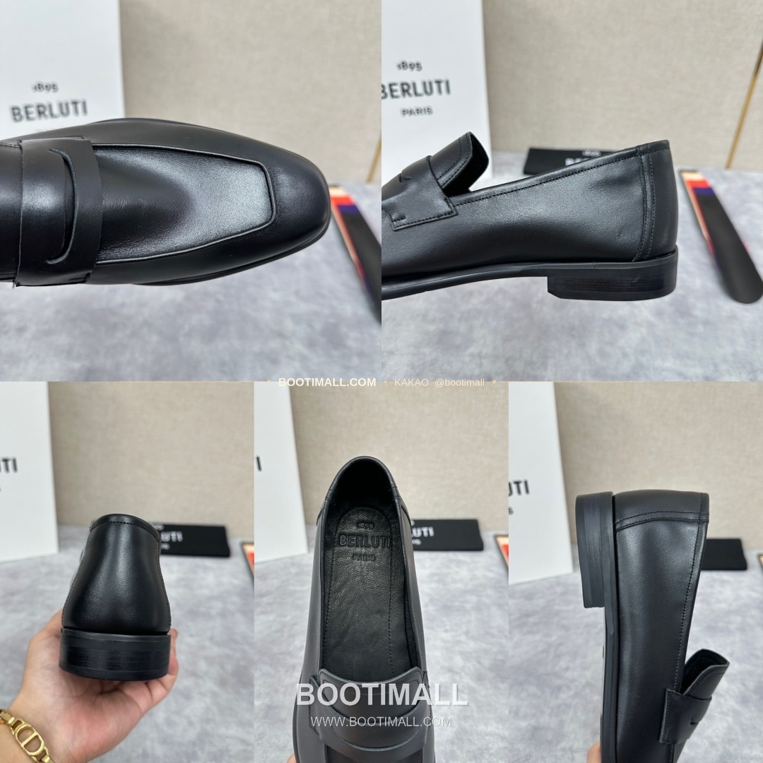 벨루티 로렌조 송아지가죽 스크리토 로퍼 Berluti Lorenzo Calfskin Scritto Loafers 9