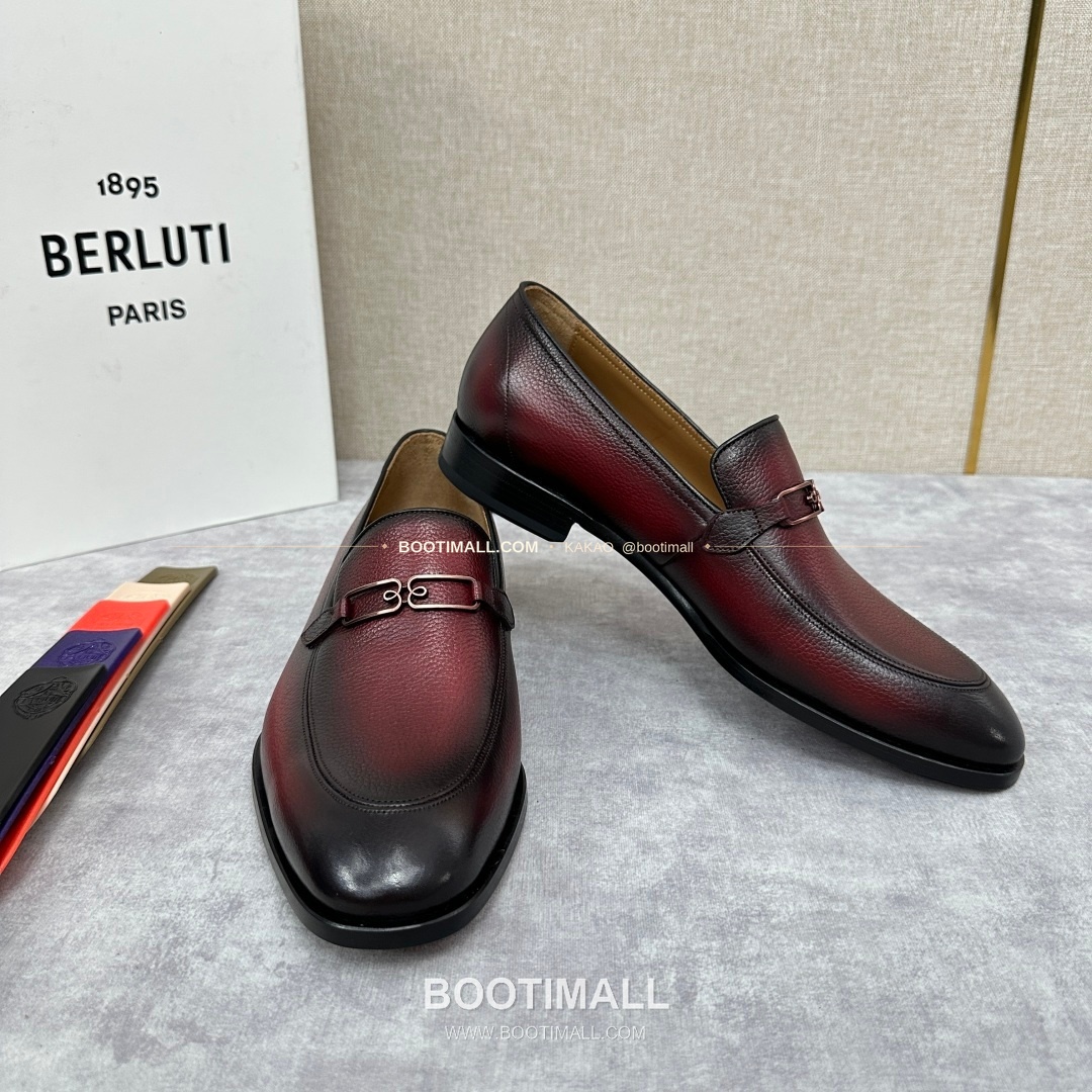 벨루티 앤디 염소가죽 핸드컬러 메탈버클 로퍼 Berluti Andy Goatskin Hand-Colored Metal Buckle Loafers 7