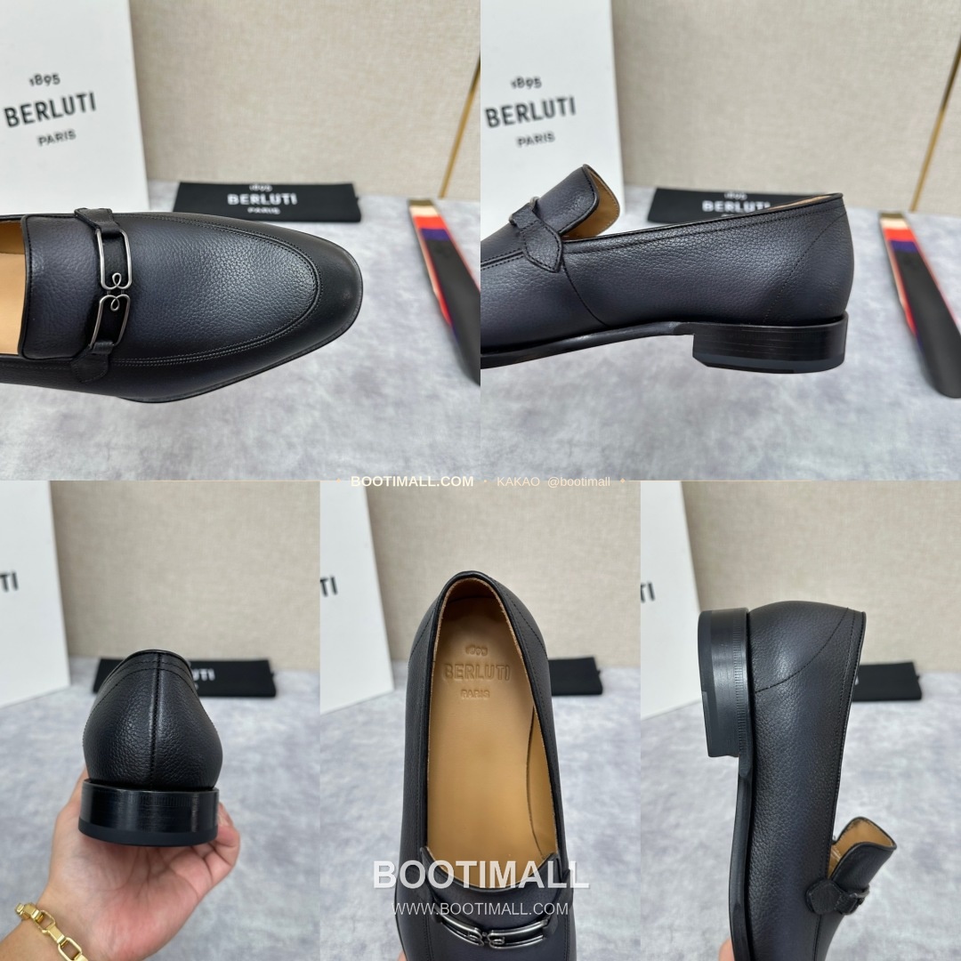 벨루티 앤디 염소가죽 핸드컬러 메탈버클 로퍼 Berluti Andy Goatskin Hand-Colored Metal Buckle Loafers 9