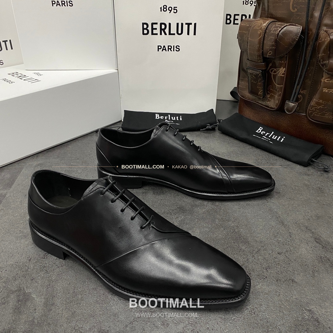 벨루티 핸드컬러 송아지가죽 굿이어웰트 레이스업 옥스퍼드 Berluti Hand-Colored Calfskin Goodyear Welt Lace-Up Oxford Shoes 3