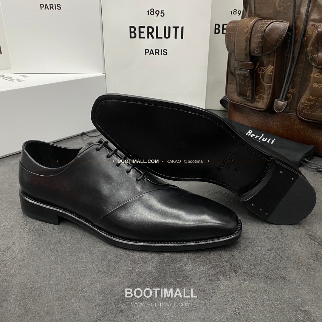 벨루티 핸드컬러 송아지가죽 굿이어웰트 레이스업 옥스퍼드 Berluti Hand-Colored Calfskin Goodyear Welt Lace-Up Oxford Shoes 5
