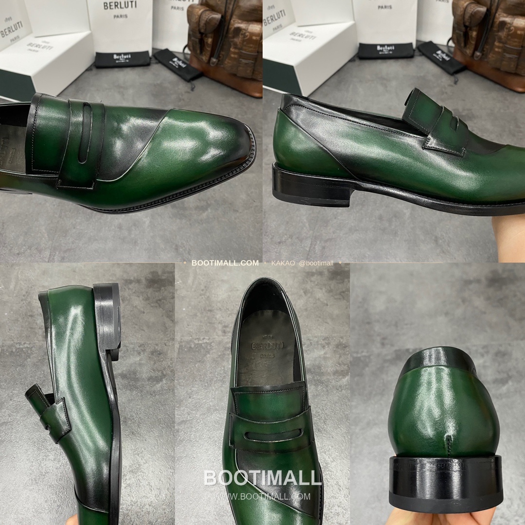 벨루티 앤디 드레이프 송아지가죽 핸드컬러 로퍼 Berluti Andy Drape Calfskin Hand-Colored Loafers 18