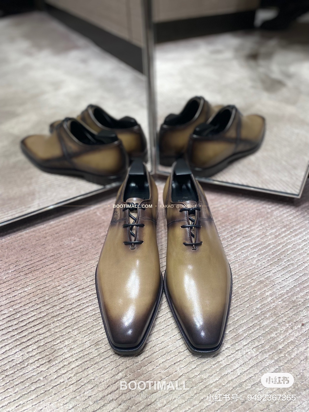 벨루티 송아지가죽 브로그 펀칭 굿이어웰트 옥스퍼드 Berluti Calfskin Brogue Perforated Goodyear Welt Oxford Shoes 2