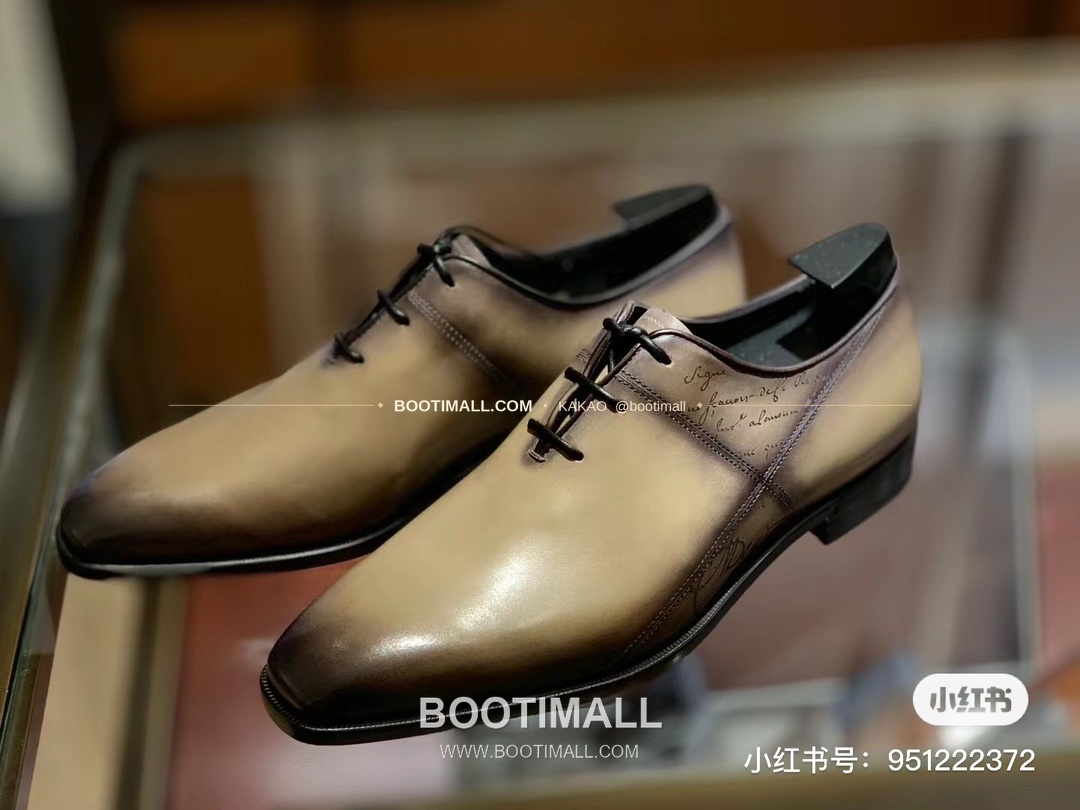 벨루티 송아지가죽 브로그 펀칭 굿이어웰트 옥스퍼드 Berluti Calfskin Brogue Perforated Goodyear Welt Oxford Shoes 9