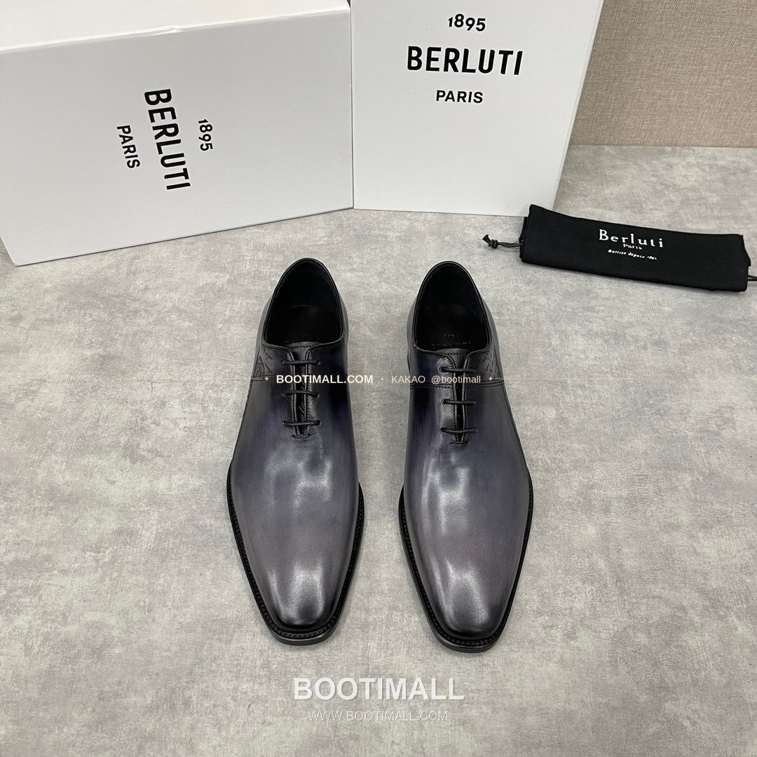 벨루티 송아지가죽 브로그 펀칭 슬림핏 옥스퍼드 구두 Berluti Calfskin Brogue Perforated Slim Oxford Shoes 1