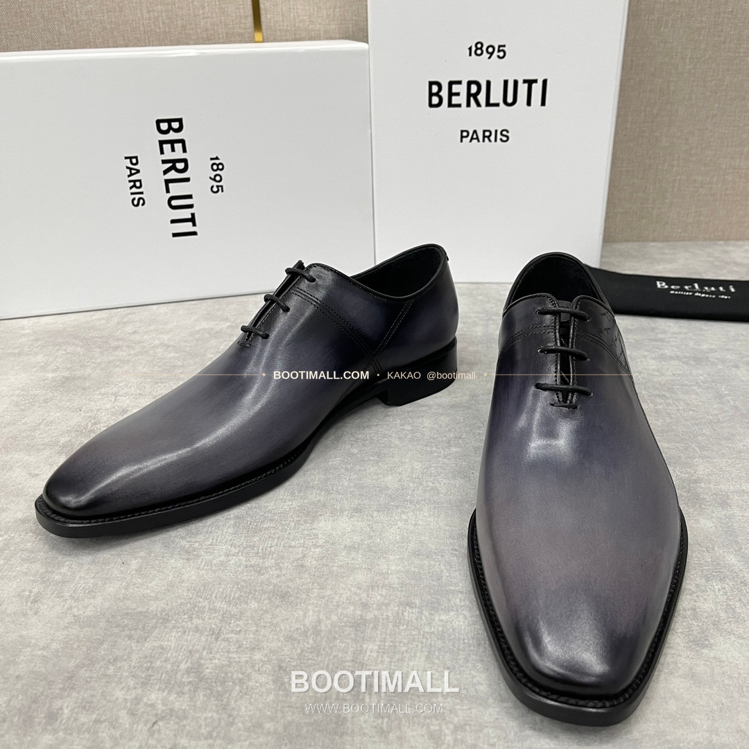 벨루티 송아지가죽 브로그 펀칭 슬림핏 옥스퍼드 구두 Berluti Calfskin Brogue Perforated Slim Oxford Shoes 3