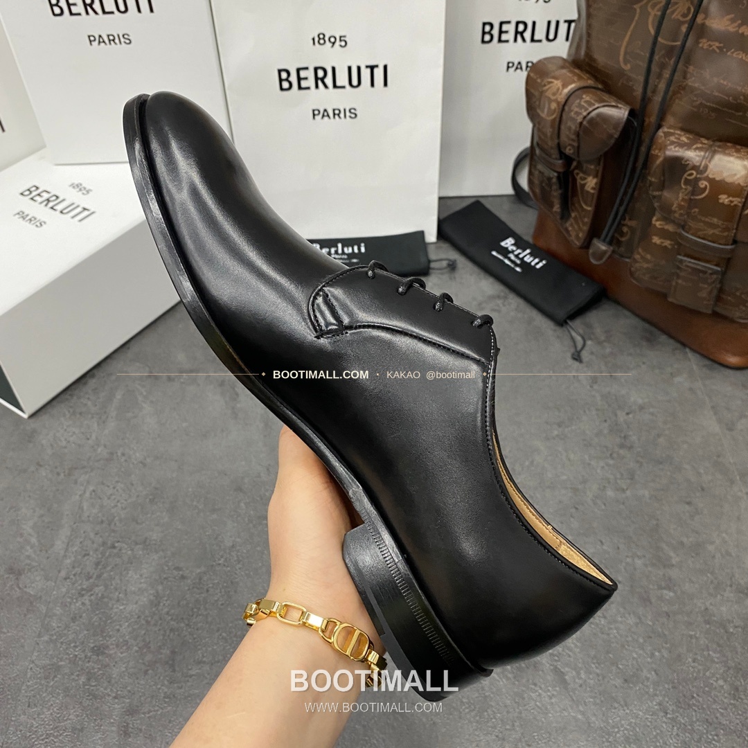 벨루티 송아지가죽 스크리토 패턴 굿이어웰트 옥스퍼드 구두 Berluti Calfskin Scritto Pattern Goodyear Welt Oxford Shoes 8
