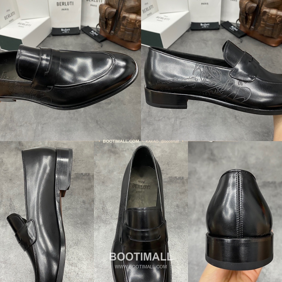 벨루티 앤디 송아지가죽 스크리토 핸드컬러 로퍼 Berluti Andy Calfskin Scritto Hand-Colored Loafers 9