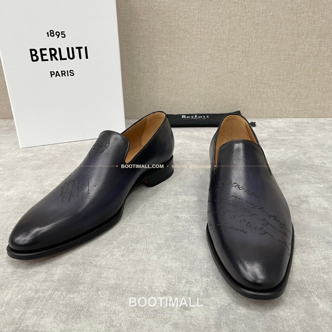 벨루티 앤디 송아지가죽 스크리토 핸드컬러 로퍼 Berluti Andy Calfskin Scritto Hand-Colored Loafers 6