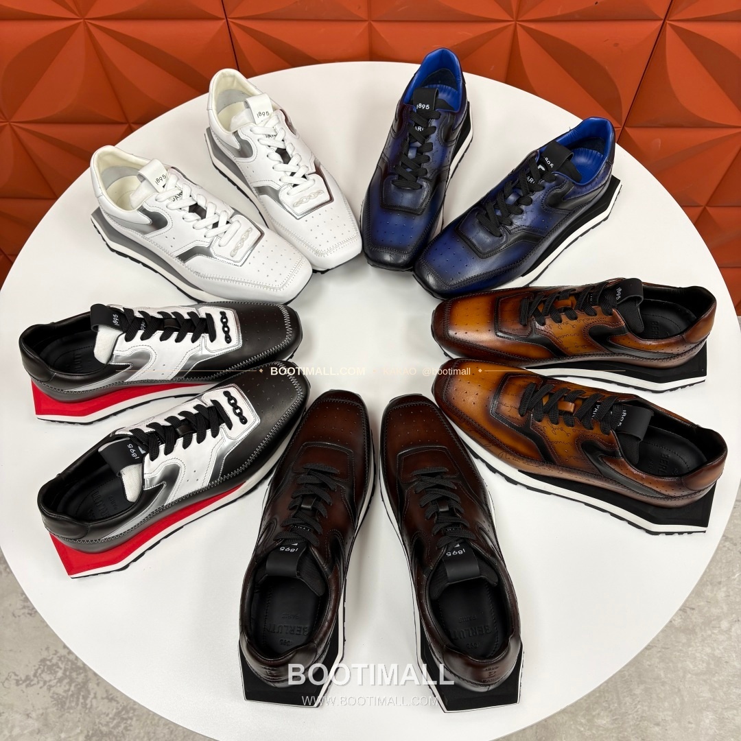 벨루티 플라이 송아지가죽 스크리토 패턴 볼드솔 스니커즈 Berluti Fly Calfskin Scritto Pattern Thick Sole Sneakers 5