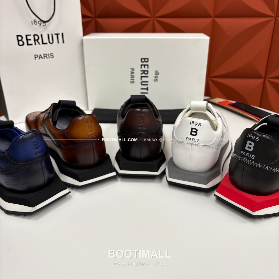 벨루티 플라이 송아지가죽 스크리토 패턴 볼드솔 스니커즈 Berluti Fly Calfskin Scritto Pattern Thick Sole Sneakers 8