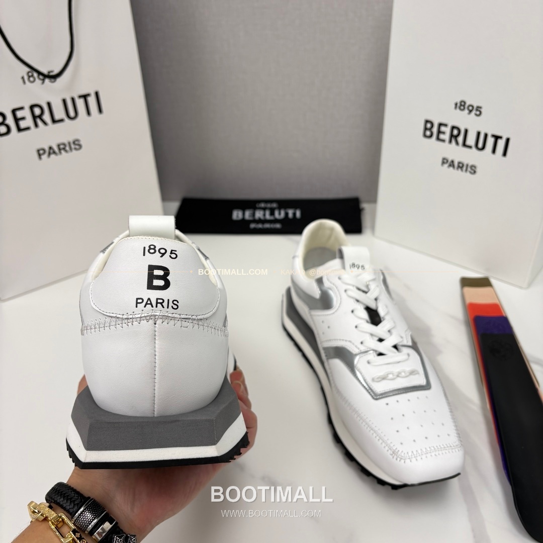 벨루티 플라이 송아지가죽 스크리토 패턴 볼드솔 스니커즈 Berluti Fly Calfskin Scritto Pattern Thick Sole Sneakers 8