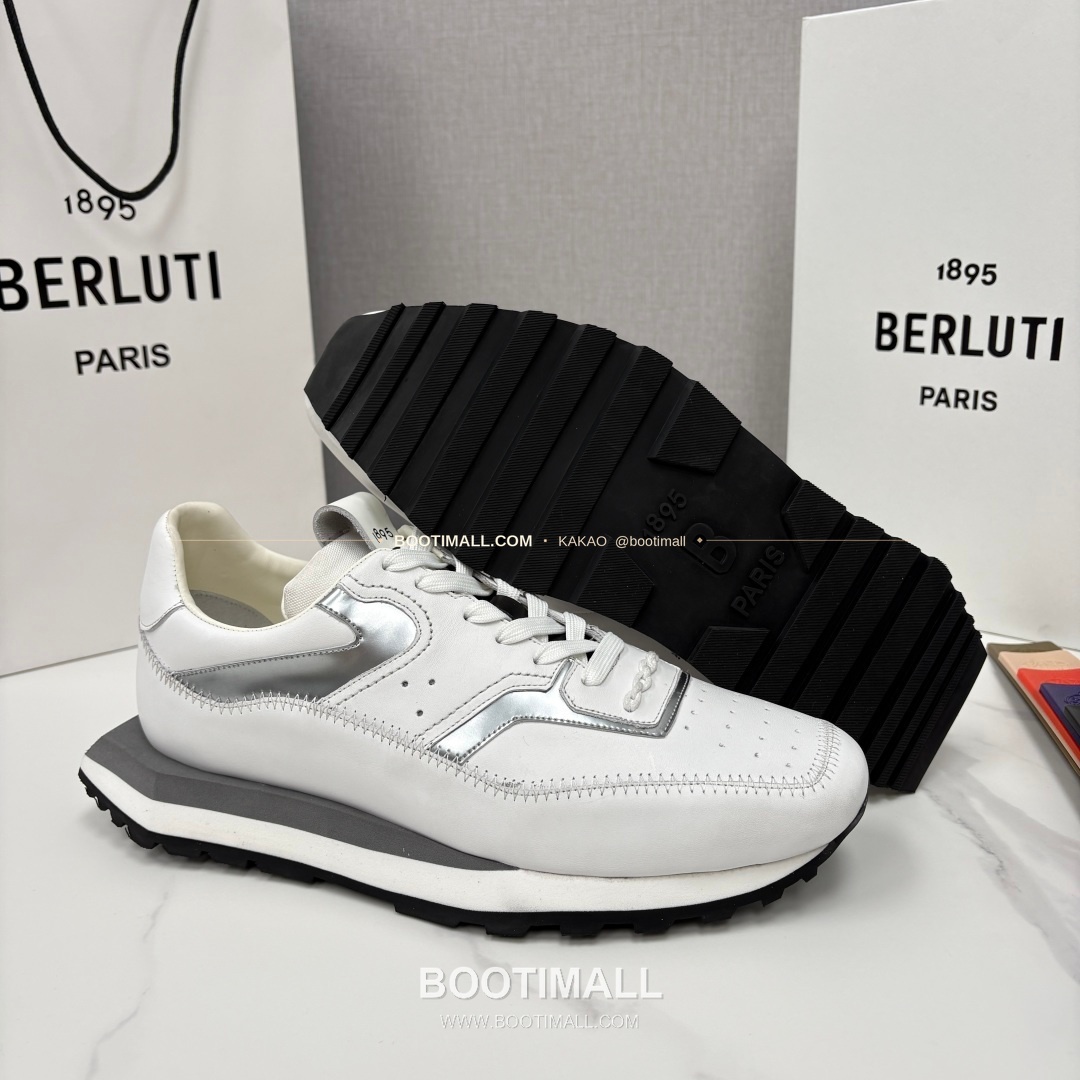 벨루티 플라이 송아지가죽 스크리토 패턴 볼드솔 스니커즈 Berluti Fly Calfskin Scritto Pattern Thick Sole Sneakers 9