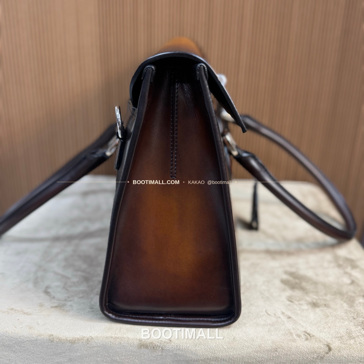 벨루티 베네치아 스크리토 카프스킨 더블컴파트먼트 브리프케이스 Berluti Venezia Scritto Calfskin Double Compartment Briefcase 42cm 7