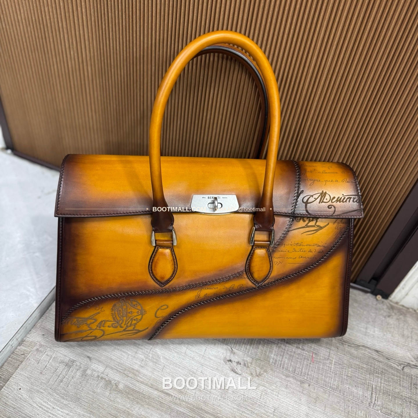벨루티 에미오 스크리토 베네치아 카프스킨 브리프케이스 Berluti Emio Scritto Venezia Calfskin Briefcase 42cm 1