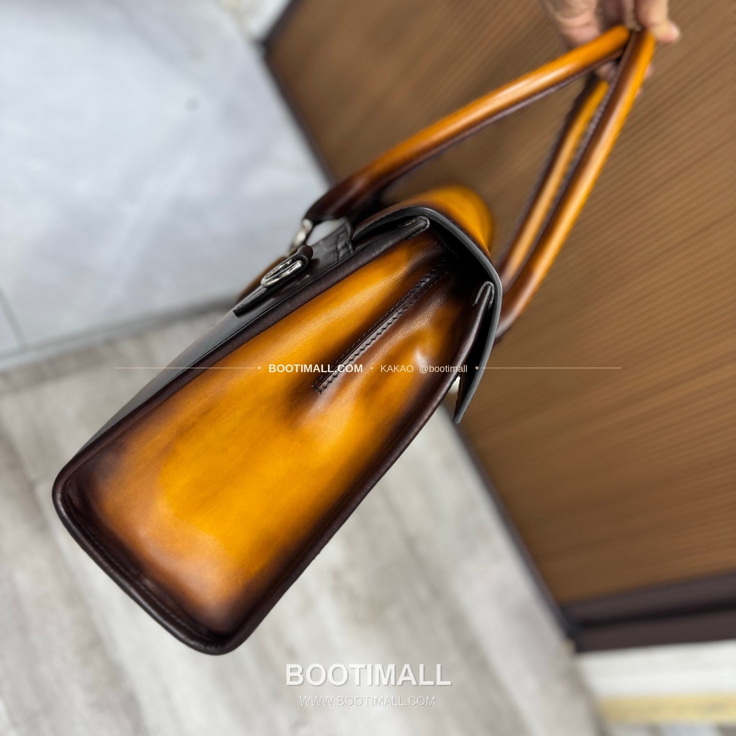 벨루티 에미오 스크리토 베네치아 카프스킨 브리프케이스 Berluti Emio Scritto Venezia Calfskin Briefcase 42cm 4