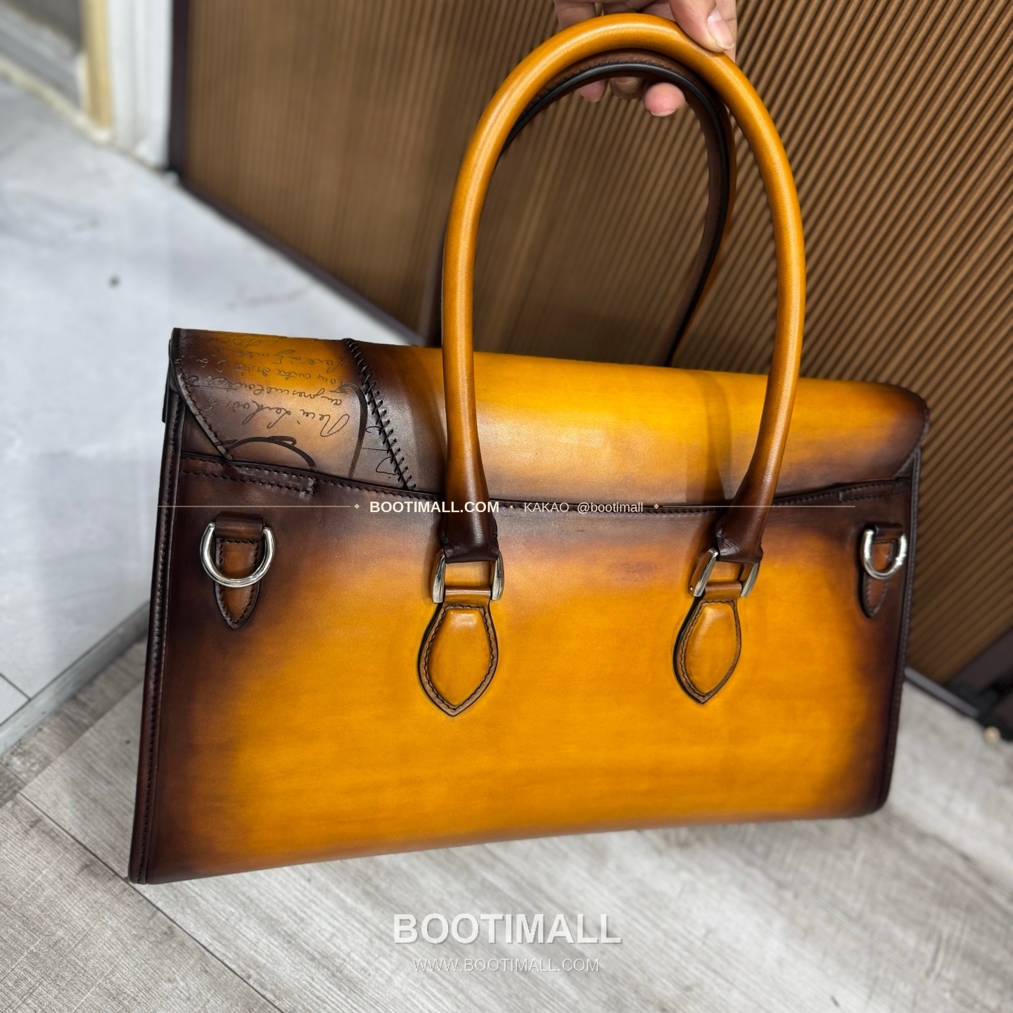 벨루티 에미오 스크리토 베네치아 카프스킨 브리프케이스 Berluti Emio Scritto Venezia Calfskin Briefcase 42cm 5