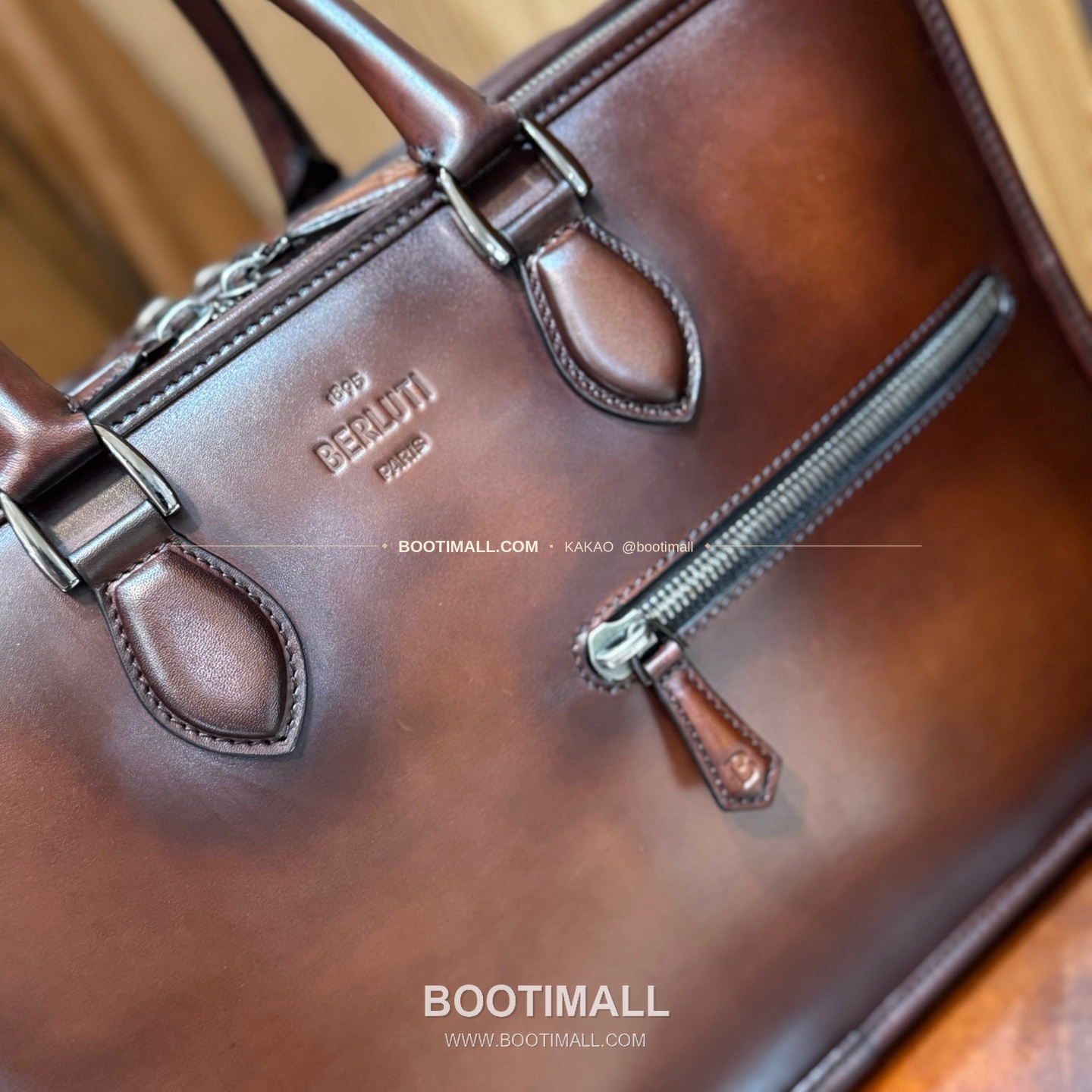 벨루티 베네치아 스크리토 더블컴파트먼트 Deux Jours 브리프케이스 Berluti Venezia Scritto Double Compartment Deux Jours Briefcase 42cm 7