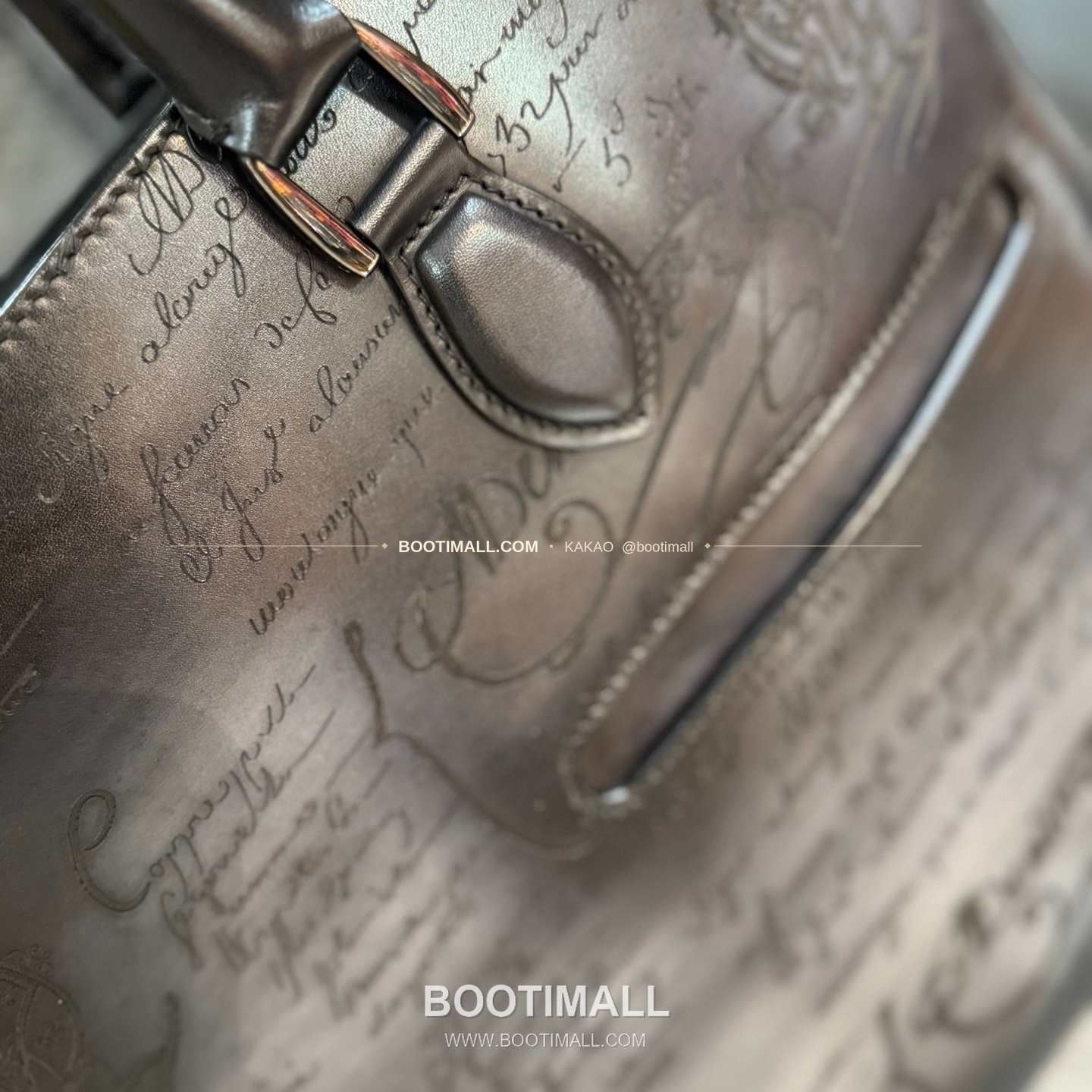 벨루티 캔버스 오픈탑 Toujours 숄더 토트백 Berluti Canvas Open-Top Toujours Shoulder Tote Bag 36cm 10