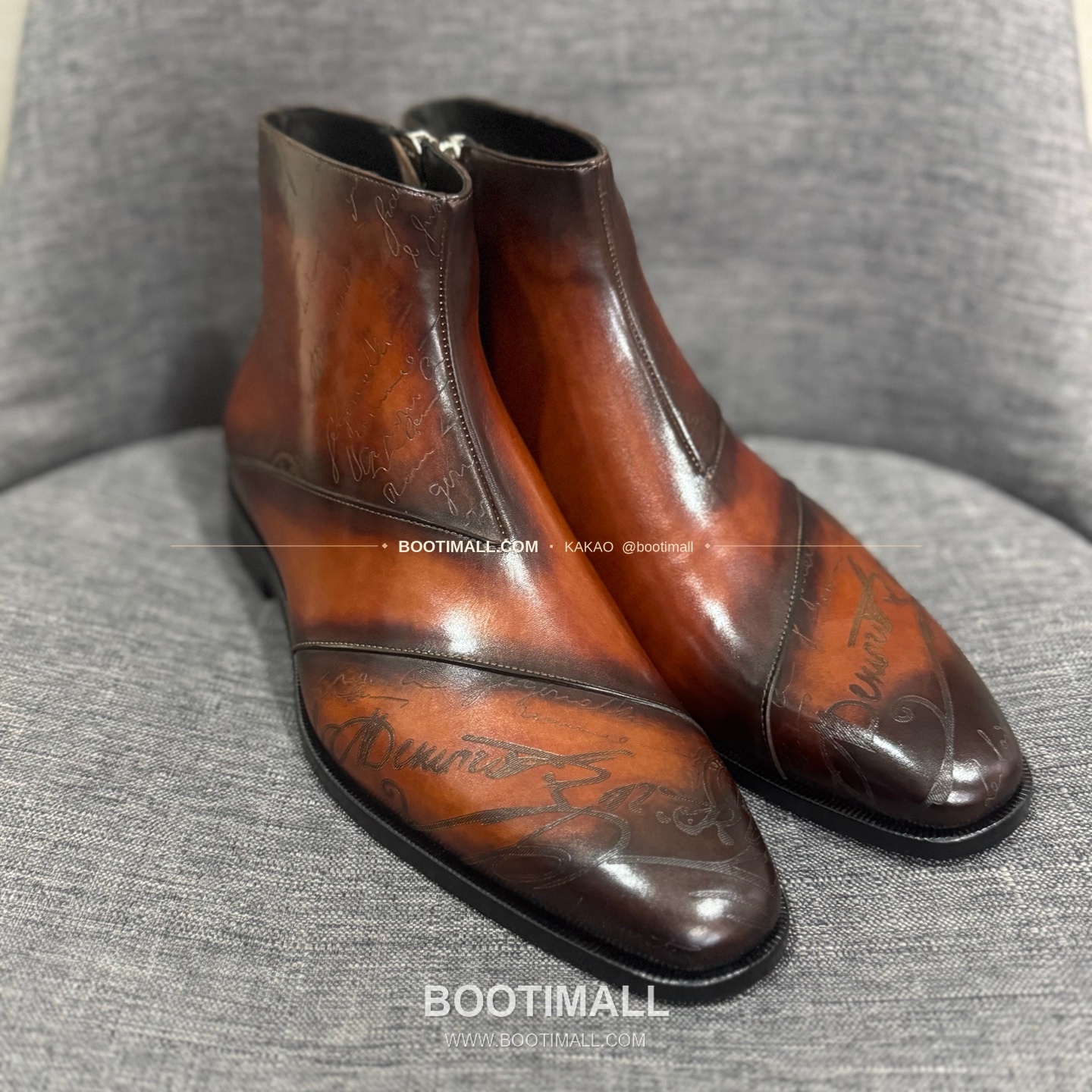 벨루티 송아지가죽 수공염색 굿이어 남성 정장화 Berluti Calfskin Hand Patina Goodyear Men's Dress Shoes 1