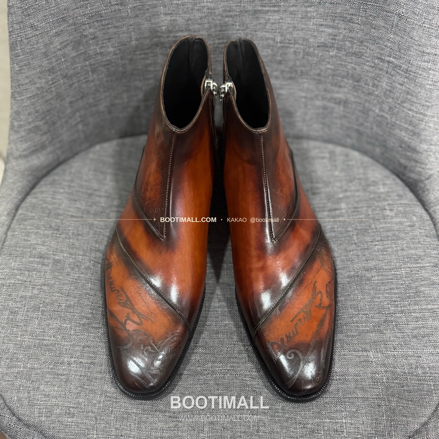 벨루티 송아지가죽 수공염색 굿이어 남성 정장화 Berluti Calfskin Hand Patina Goodyear Men's Dress Shoes 2