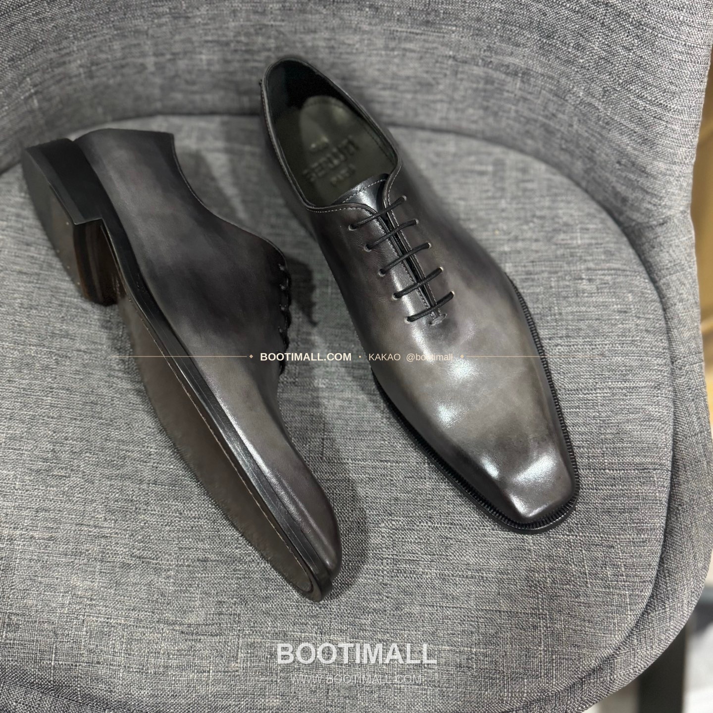 벨루티 송아지가죽 수공염색 굿이어 남성 정장화 Berluti Calfskin Hand Patina Goodyear Men's Dress Shoes 6