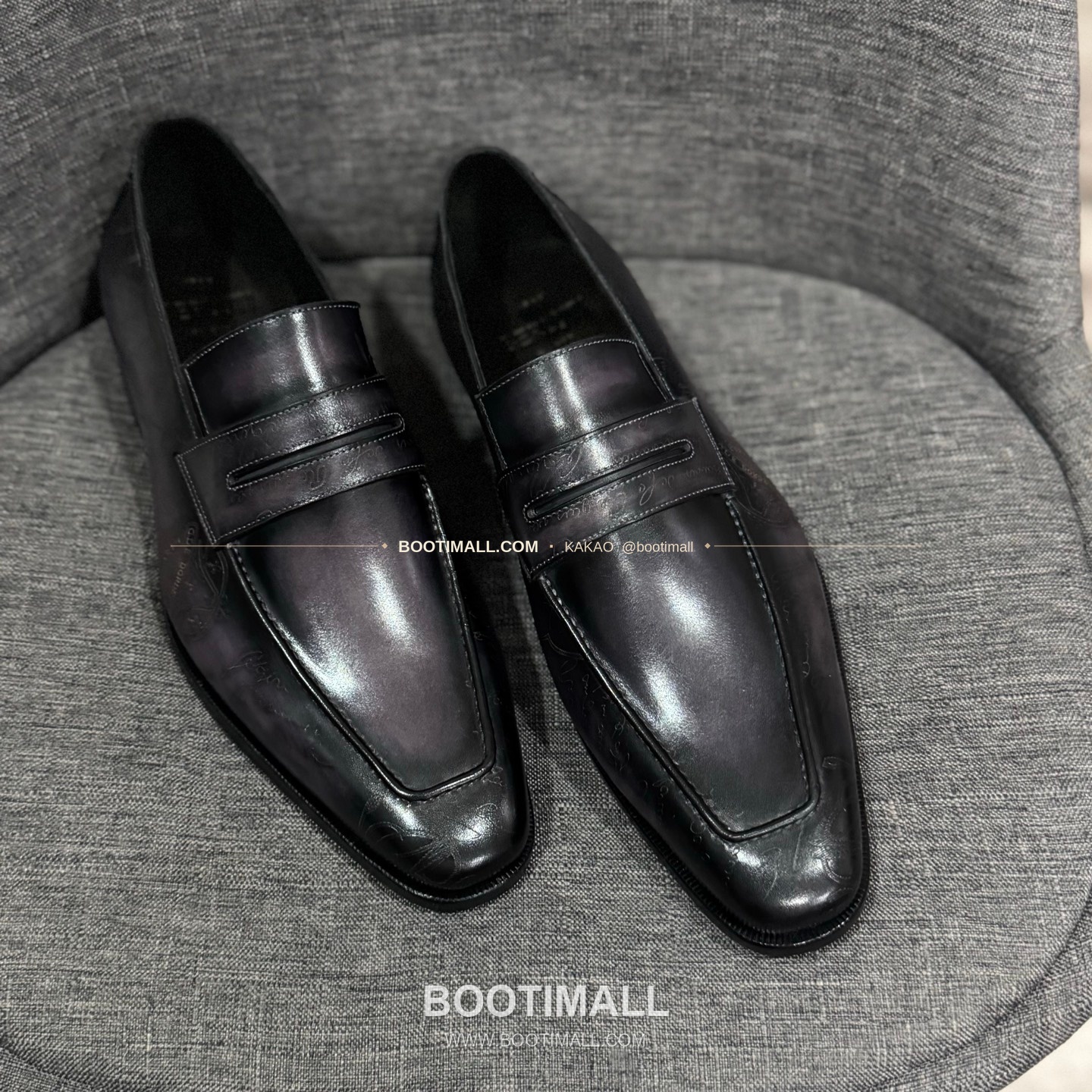 벨루티 송아지가죽 수공염색 굿이어 남성 정장화 Berluti Calfskin Hand Patina Goodyear Men's Dress Shoes 1