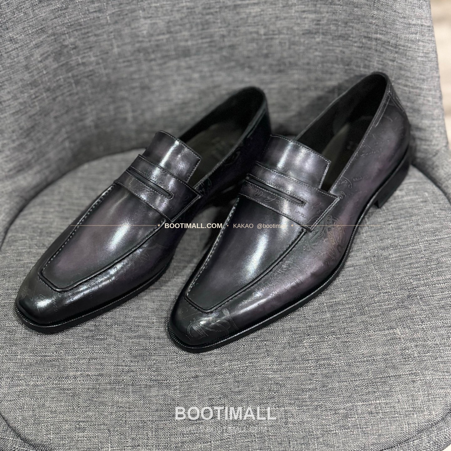 벨루티 송아지가죽 수공염색 굿이어 남성 정장화 Berluti Calfskin Hand Patina Goodyear Men's Dress Shoes 3