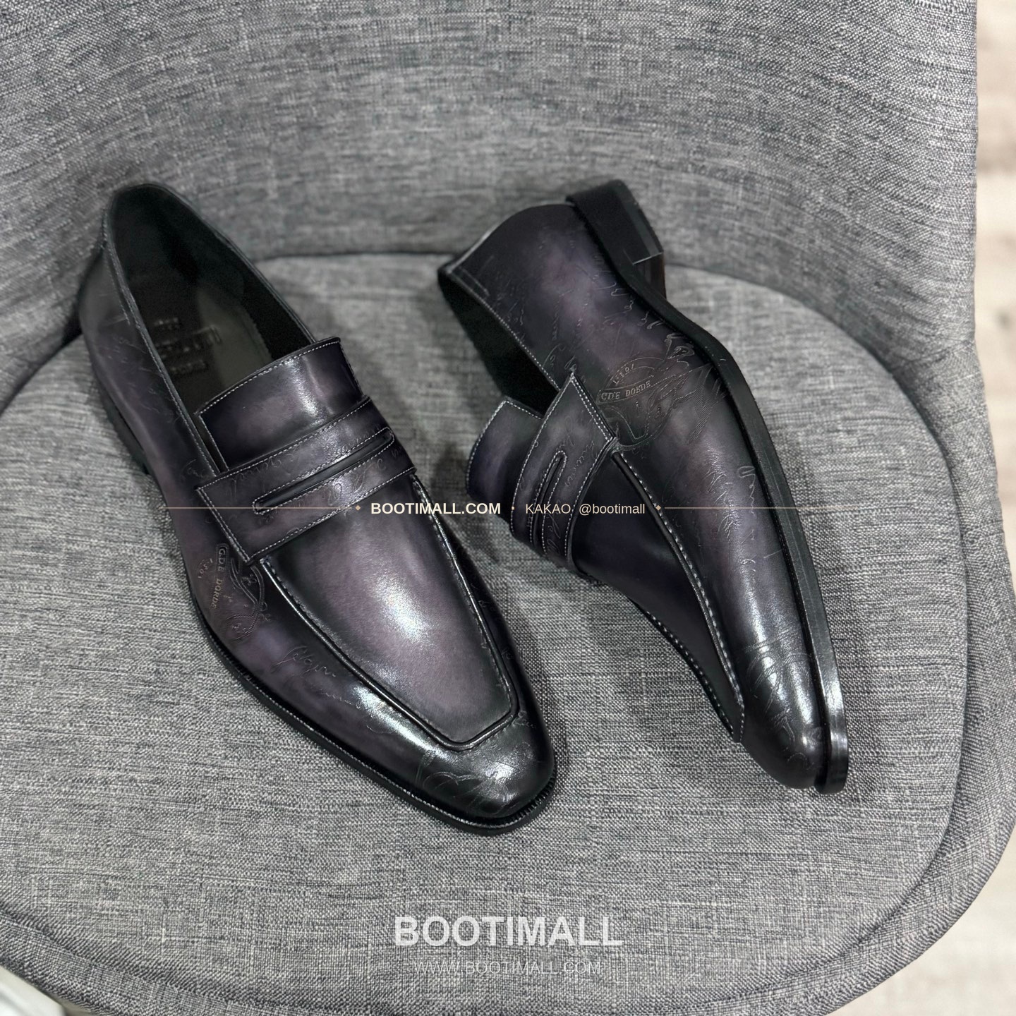 벨루티 송아지가죽 수공염색 굿이어 남성 정장화 Berluti Calfskin Hand Patina Goodyear Men's Dress Shoes 4