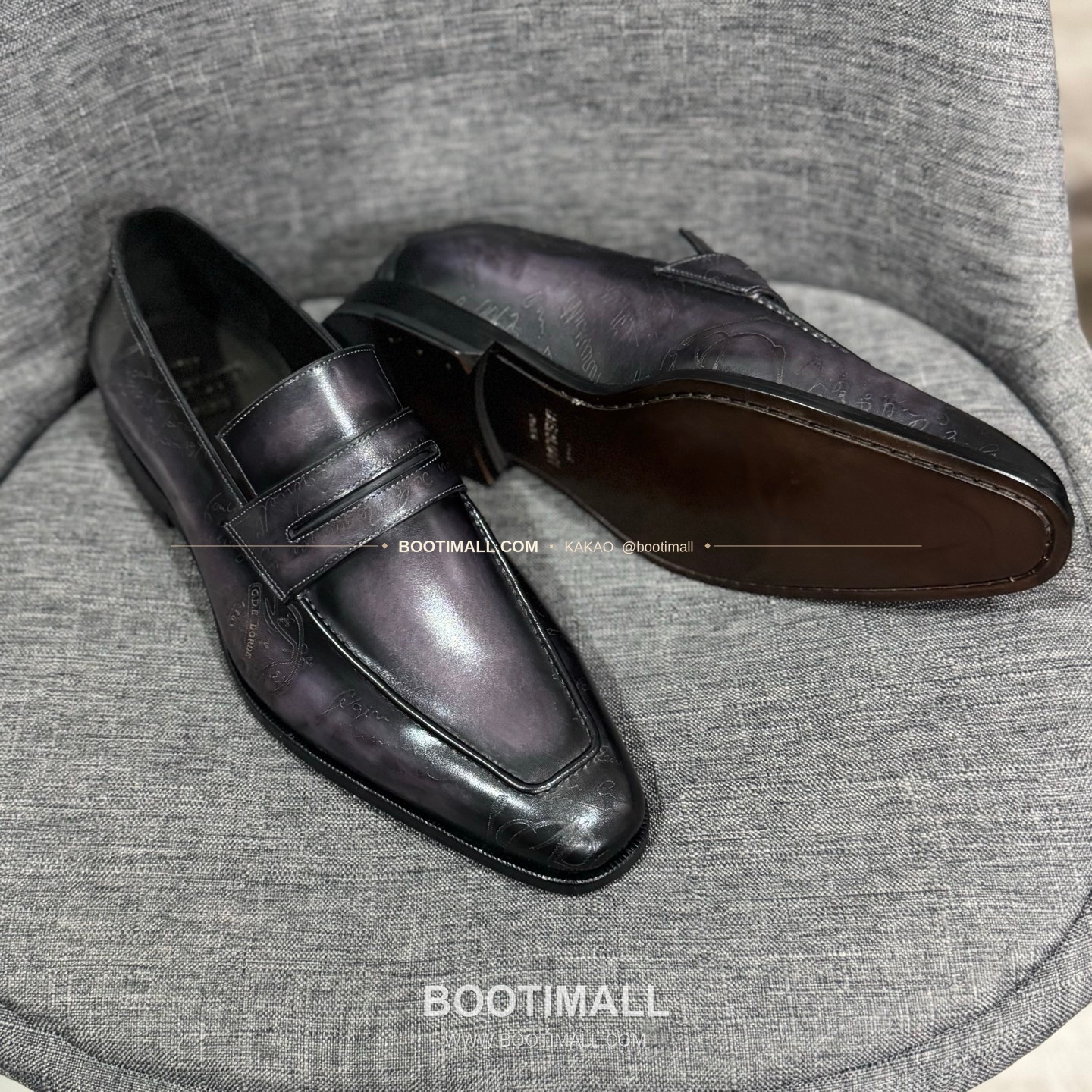 벨루티 송아지가죽 수공염색 굿이어 남성 정장화 Berluti Calfskin Hand Patina Goodyear Men's Dress Shoes 5